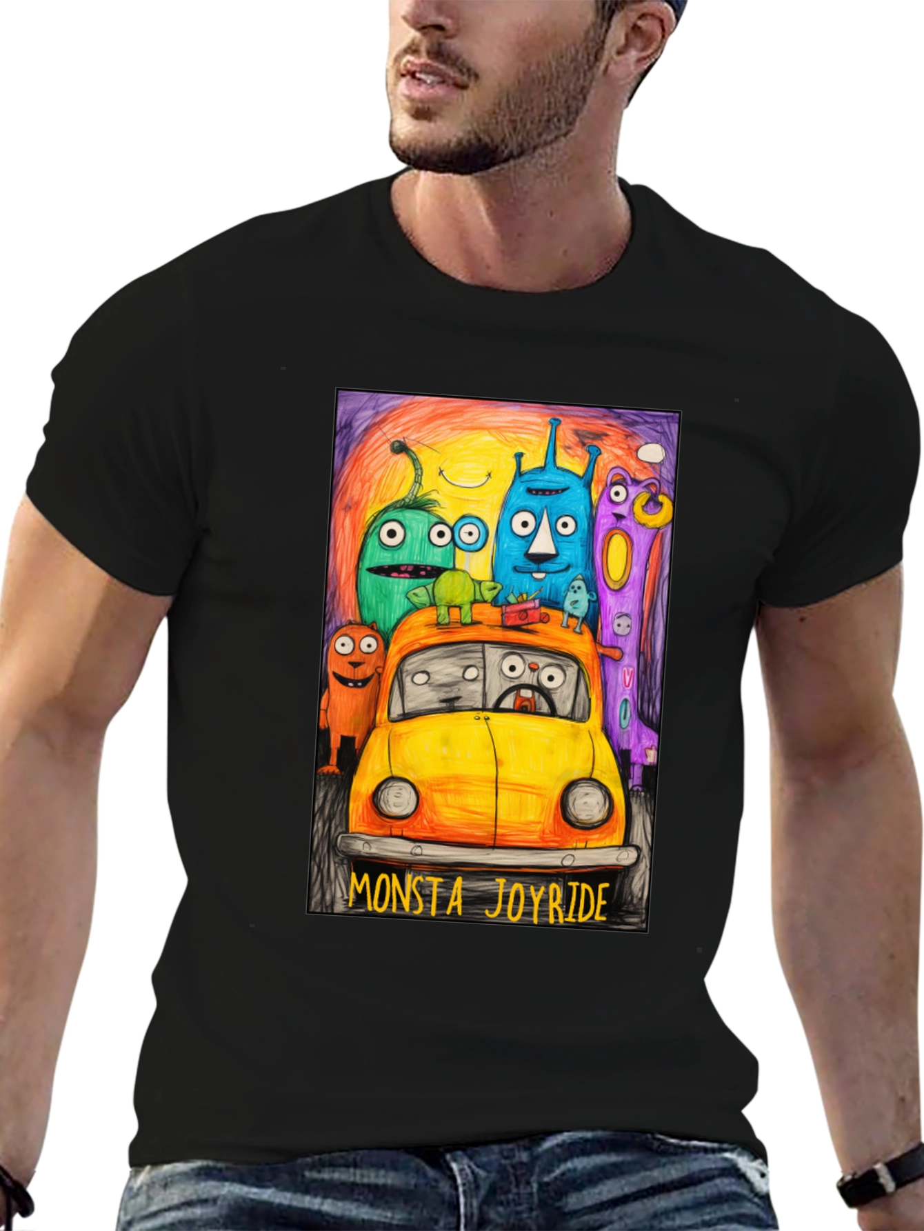 Monsta Joyride T-Shirt Cartoon Monsters