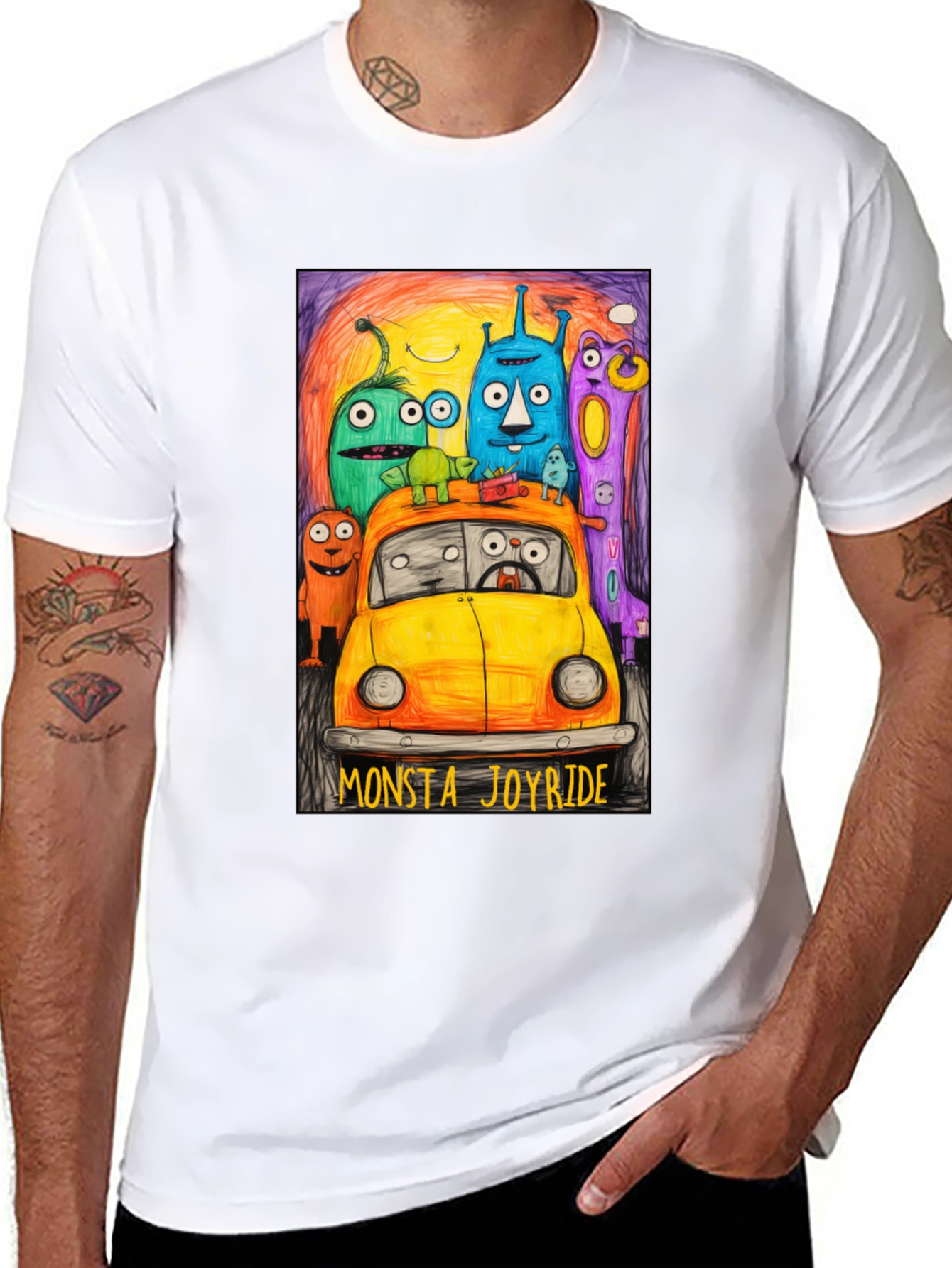 Monsta Joyride T-Shirt Cartoon Monsters