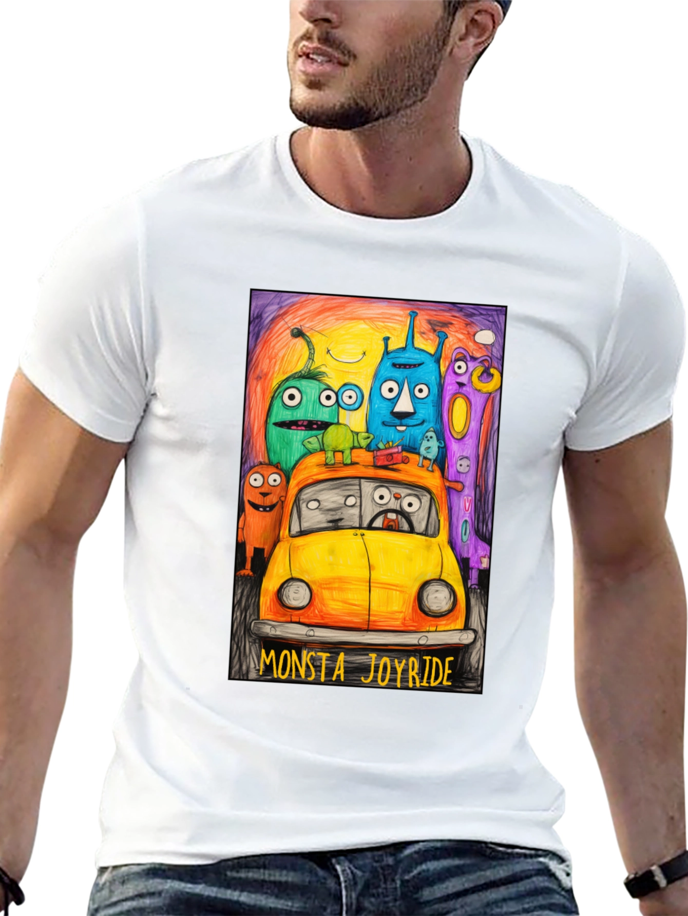 Monsta Joyride T-Shirt Cartoon Monsters