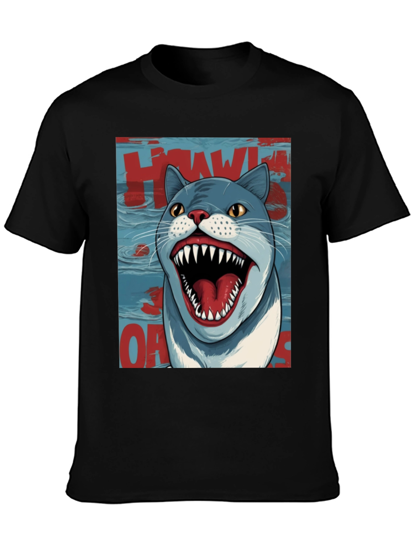 Cat Shark T-Shirt - Howlarious Design