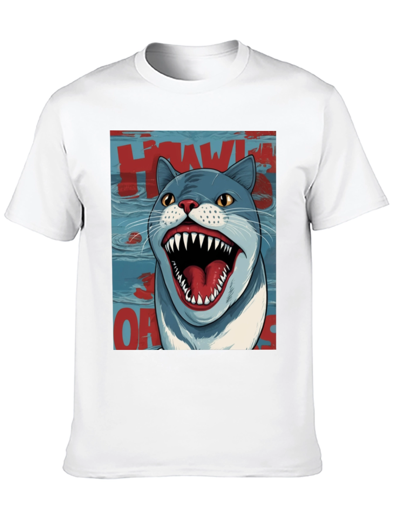 Cat Shark T-Shirt - Howlarious Design