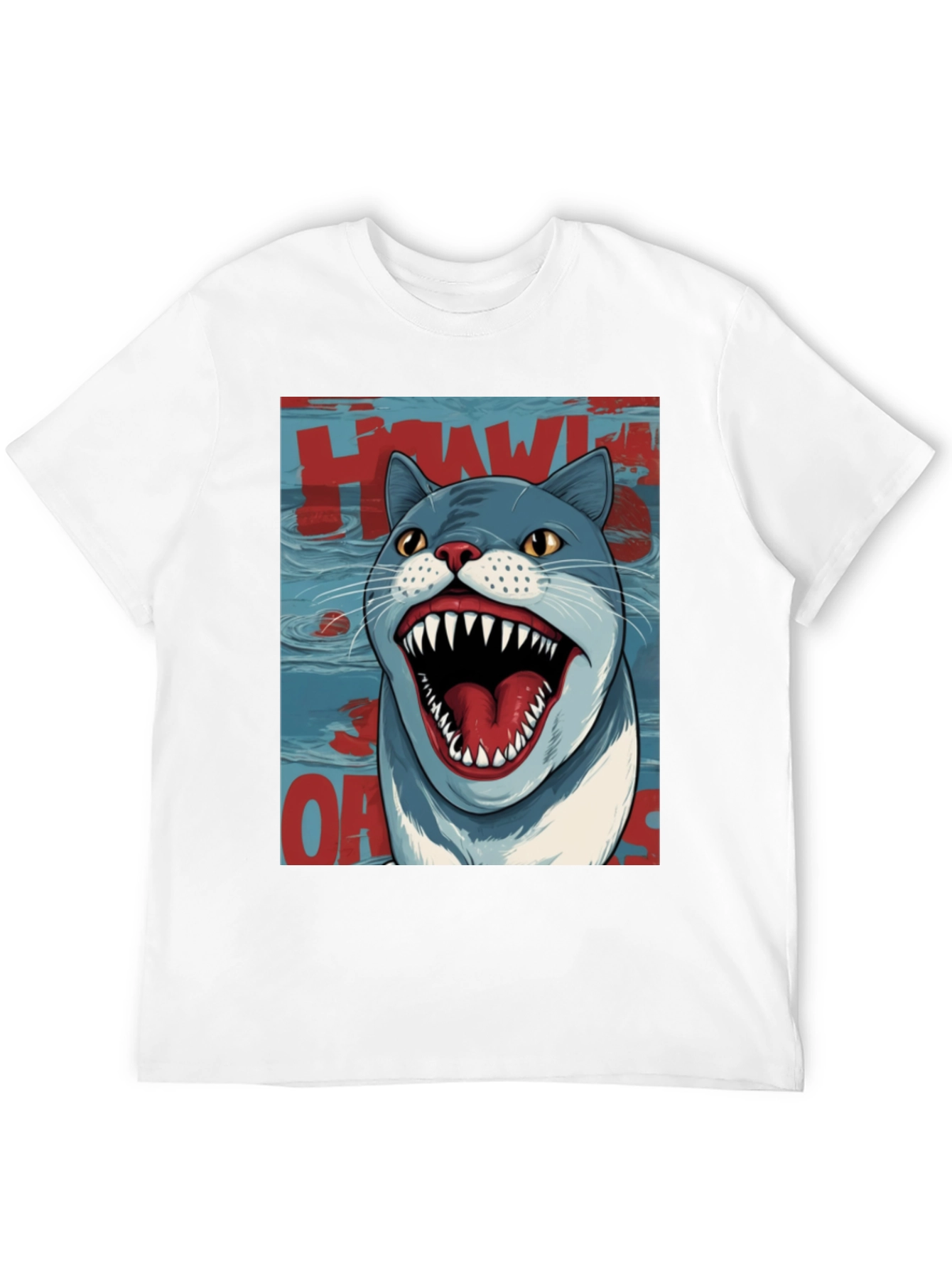 Cat Shark T-Shirt - Howlarious Design