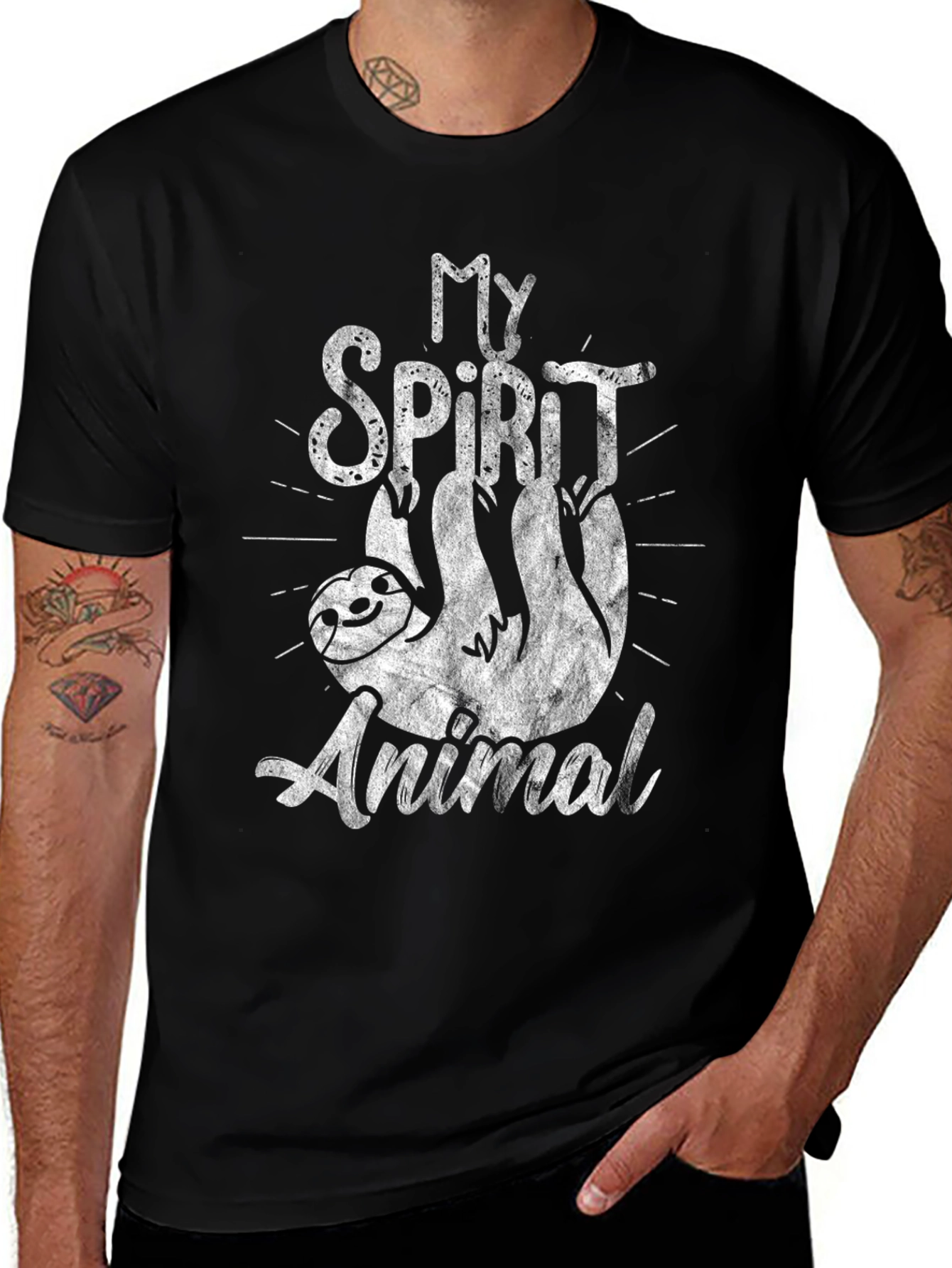My Spirit Animal Sloth Graphic Tee