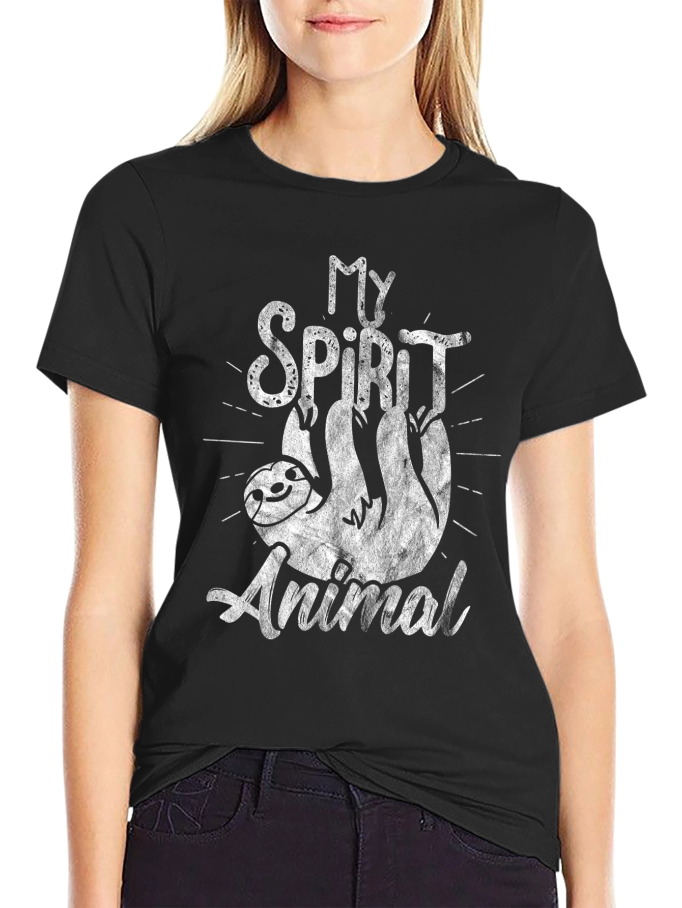 My Spirit Animal Sloth Graphic Tee