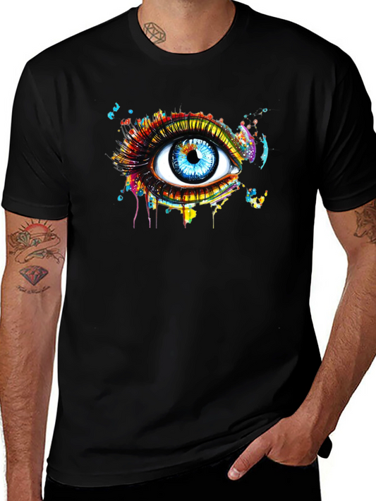 Eye See You Graphic Tee - Modern Art Print