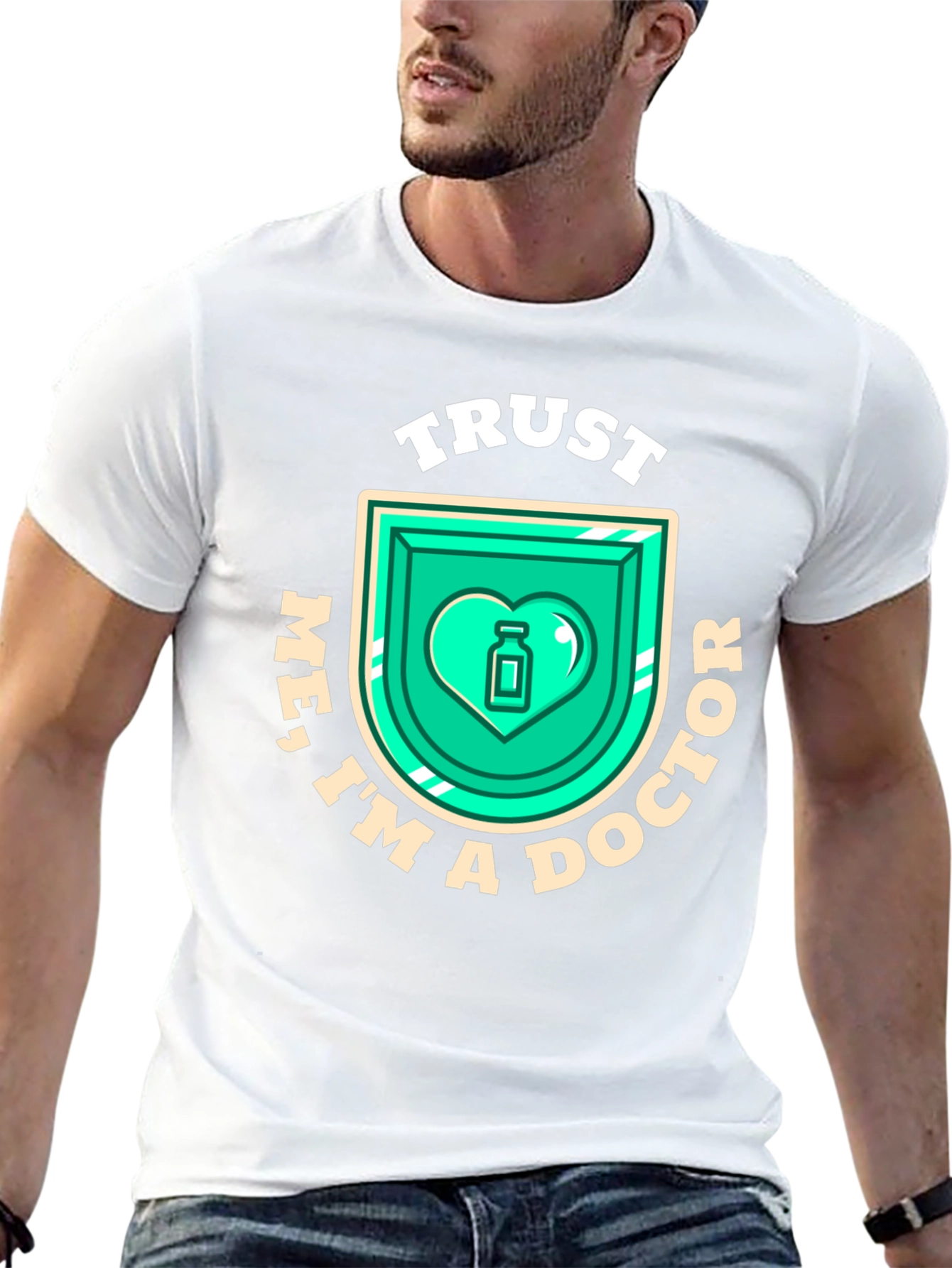 Trust Me Im A Doctor Black T-Shirt