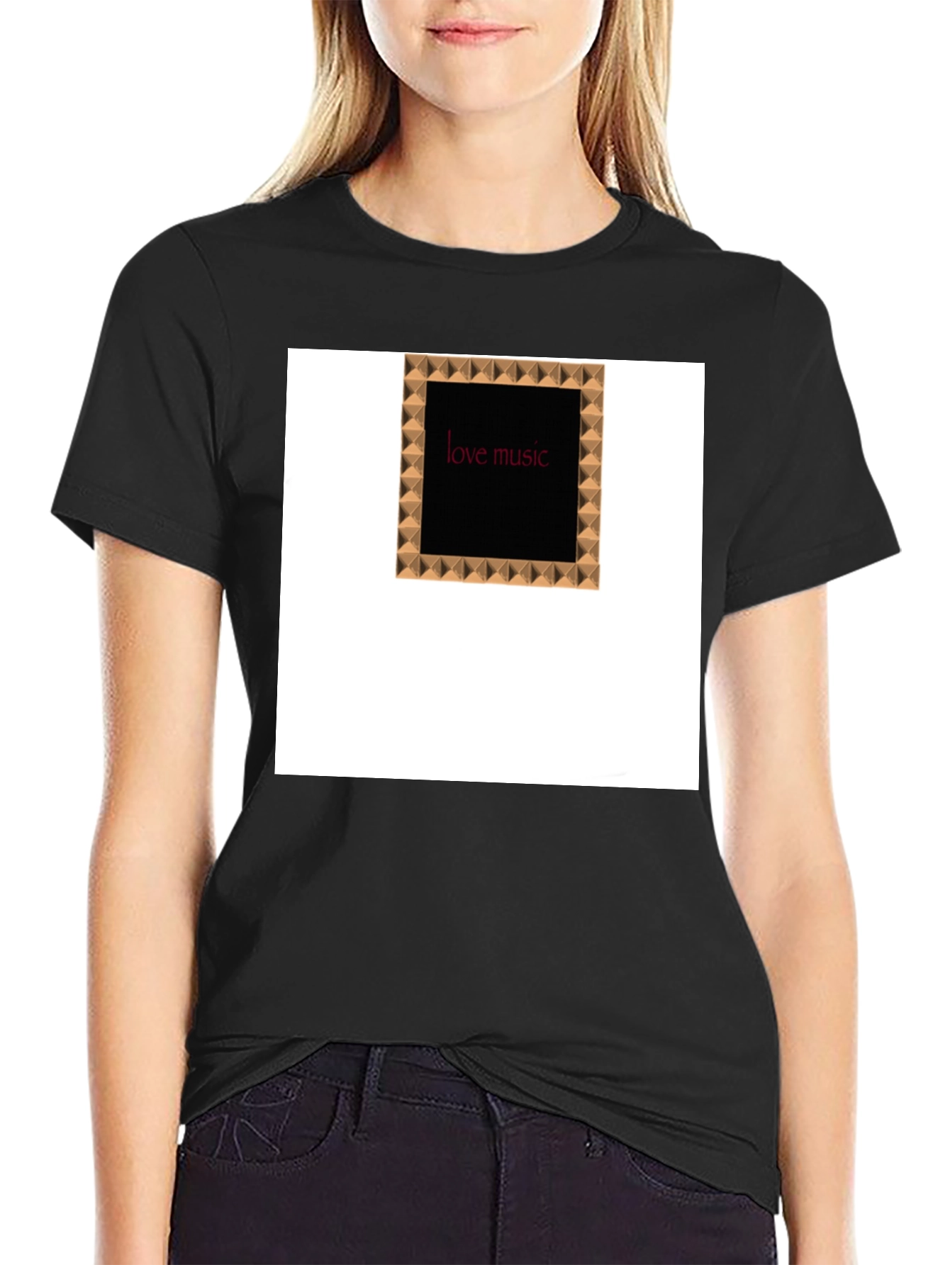 Love Music Tee - Black T-Shirt