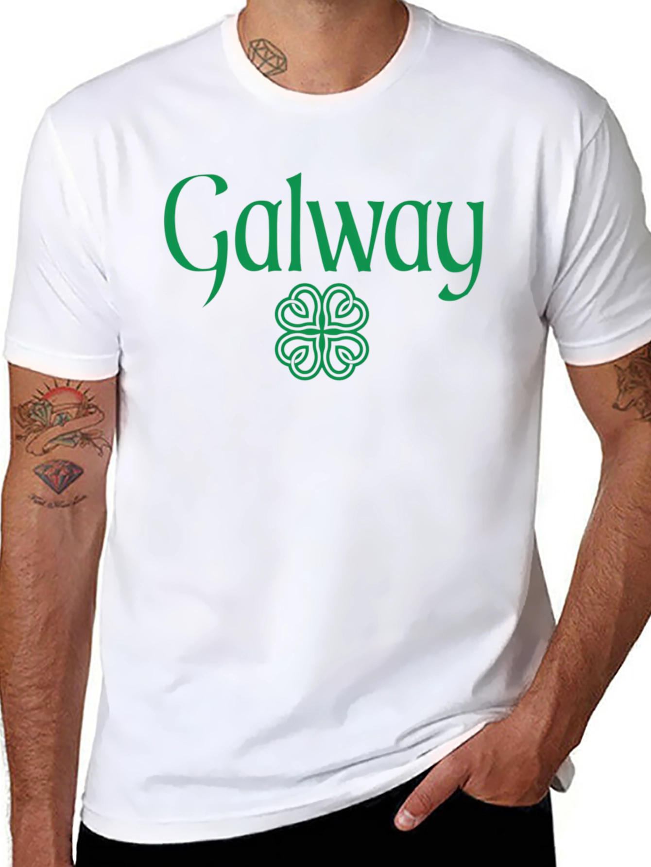 Galway Ireland Black Graphic T-Shirt
