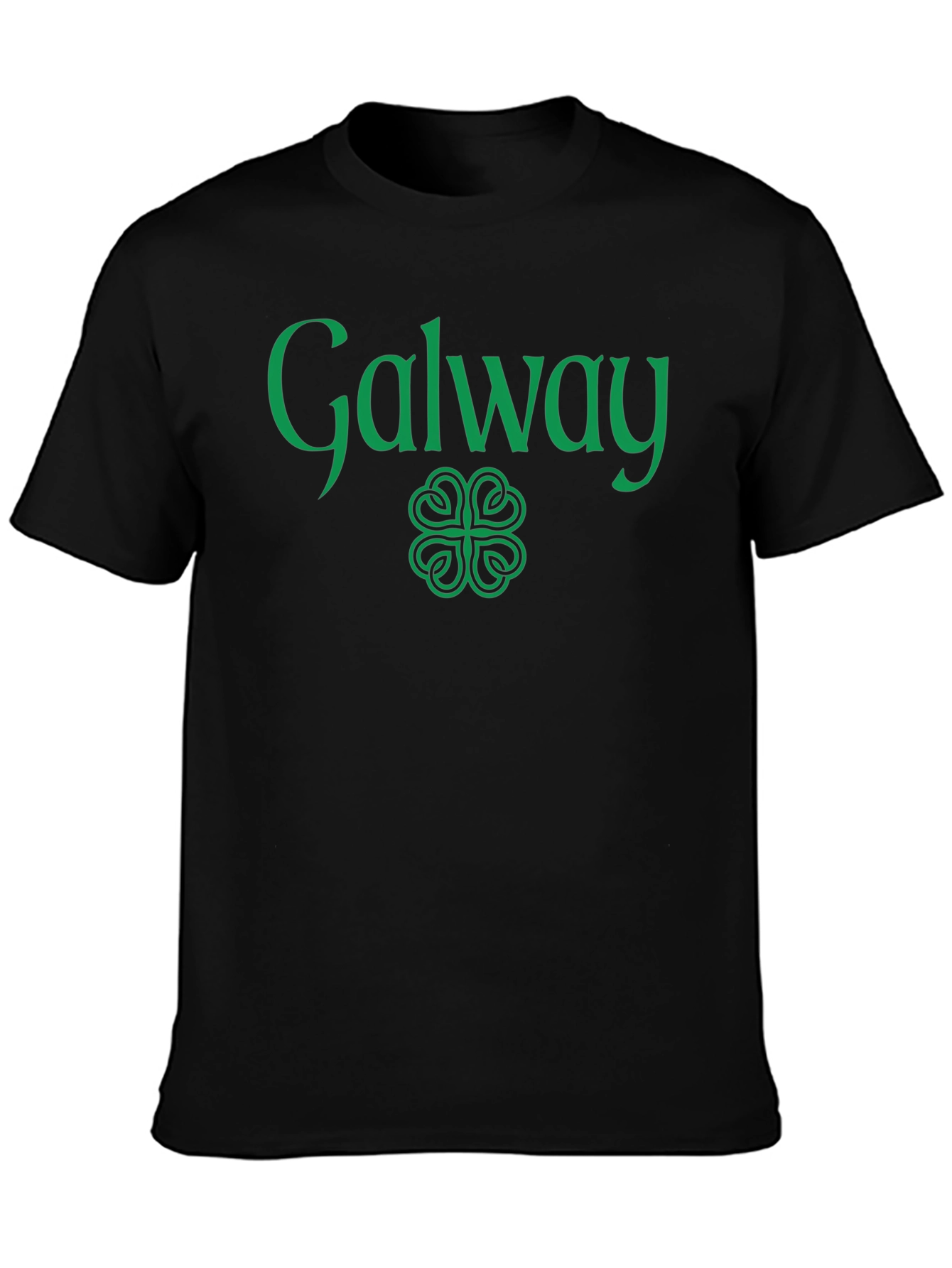 Galway Ireland Black Graphic T-Shirt