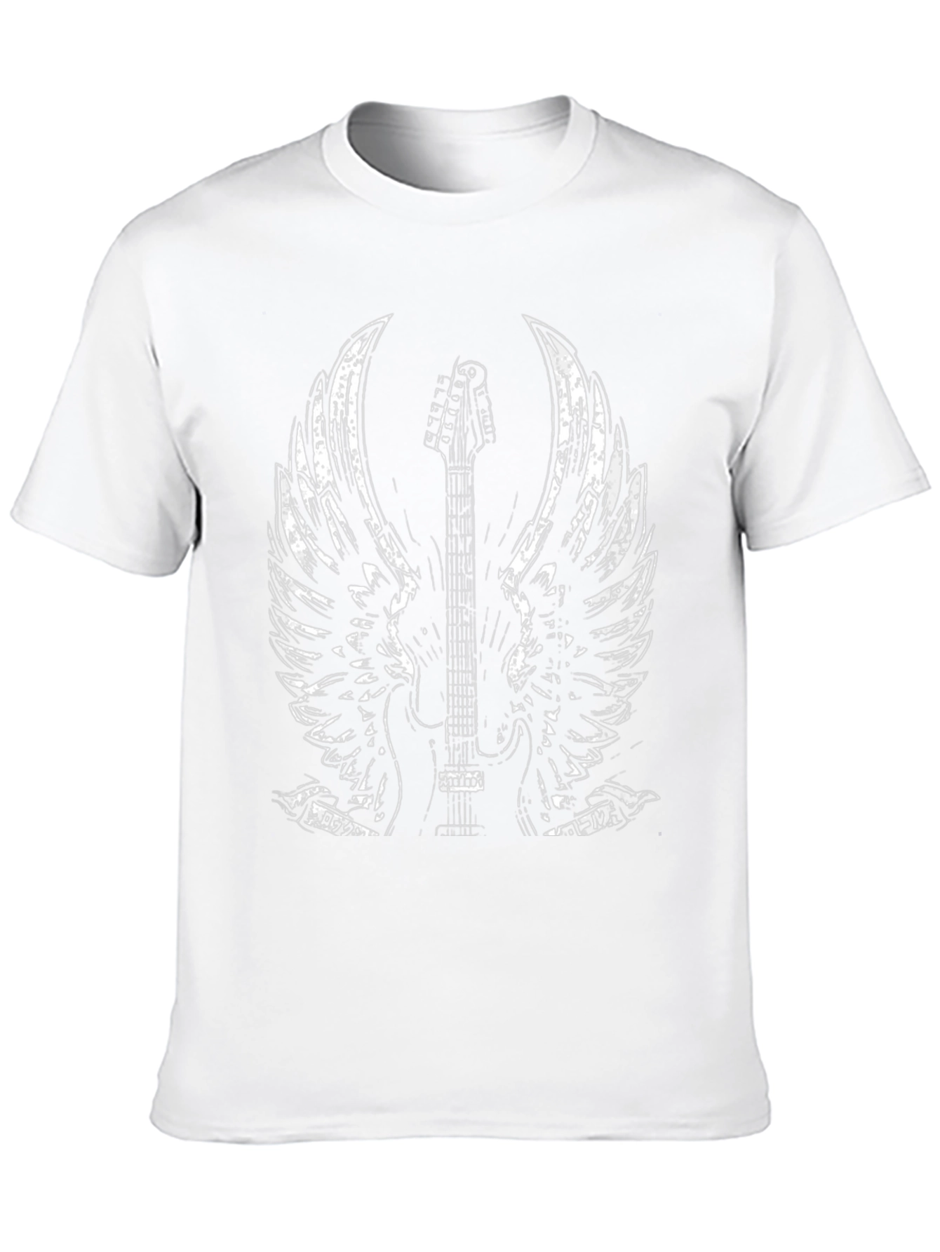 Guitar Wings Graphic Tee - Rocker Style
