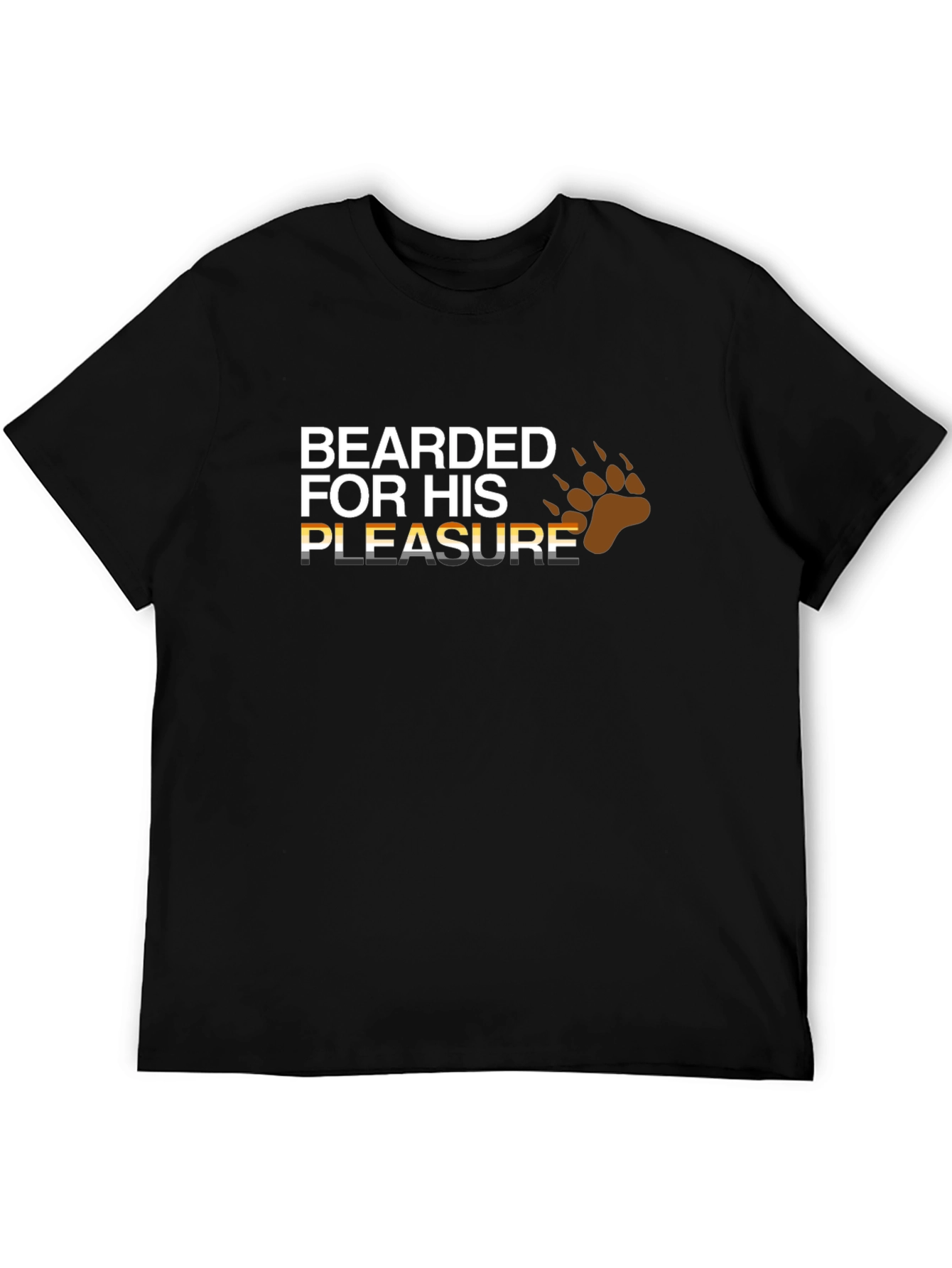Bearded for His Pleasure Graphic Tee - Black
