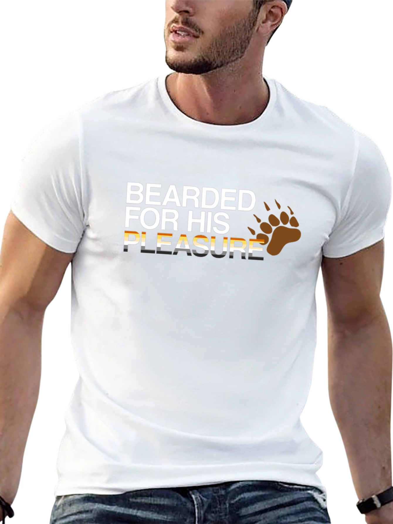 Bearded for His Pleasure Graphic Tee - Black