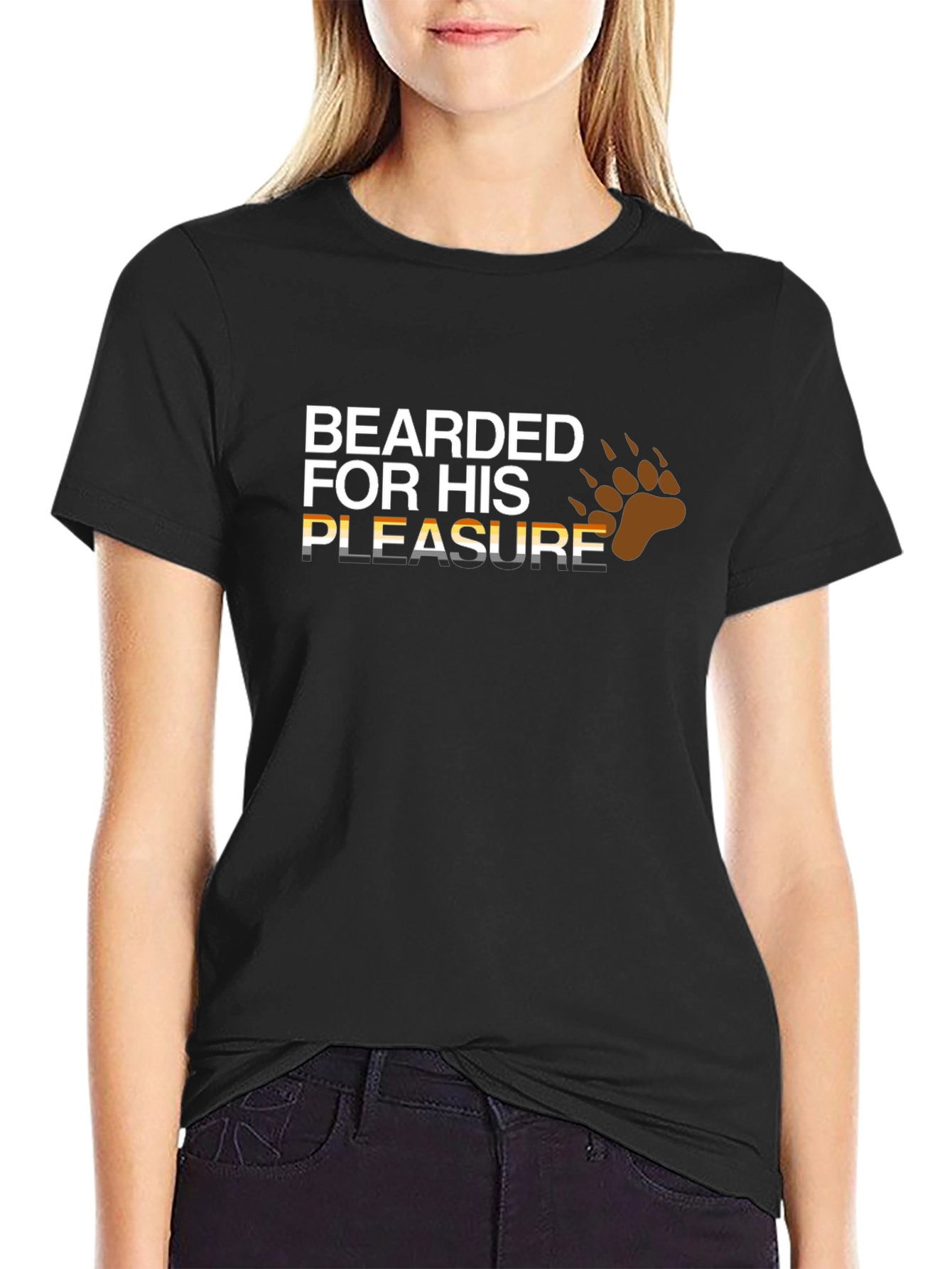 Bearded for His Pleasure Graphic Tee - Black