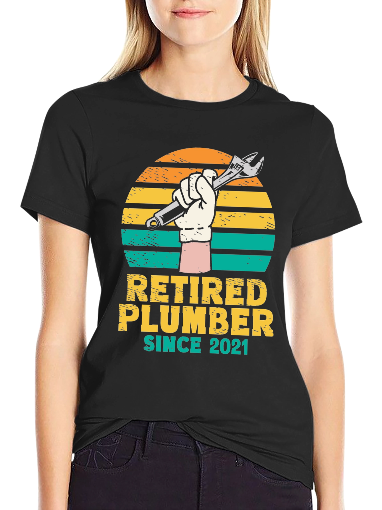 Retired Plumber T-Shirt - Since 2021