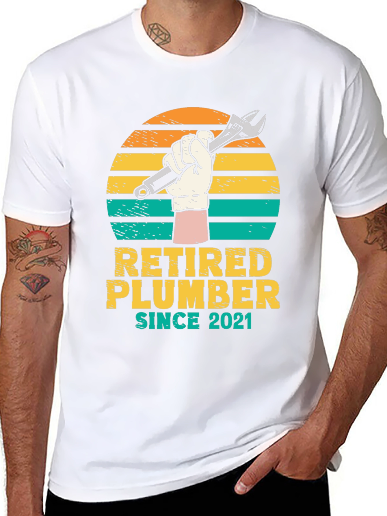 Retired Plumber T-Shirt - Since 2021