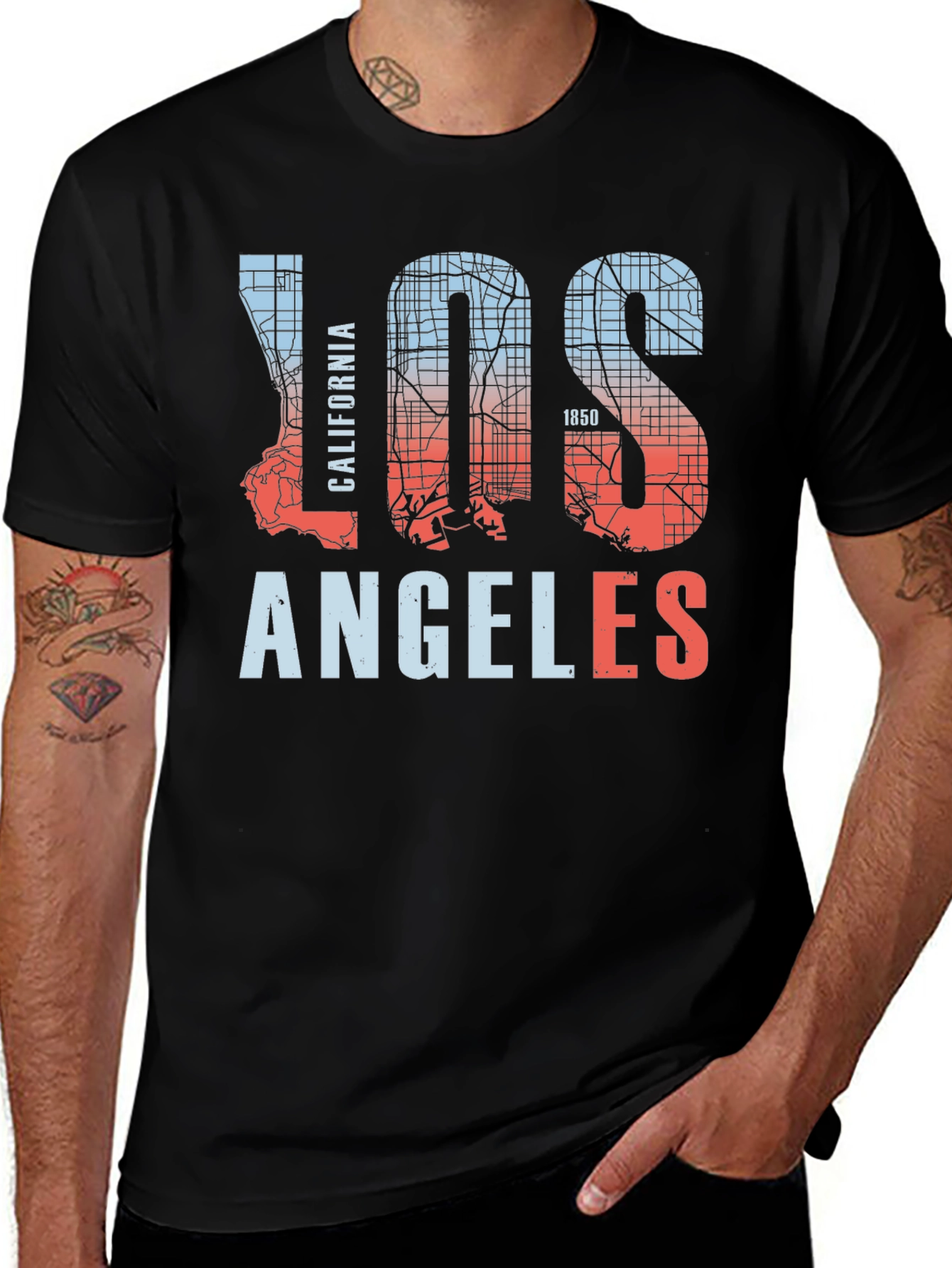 Los Angeles California Graphic Tee - Urban Style