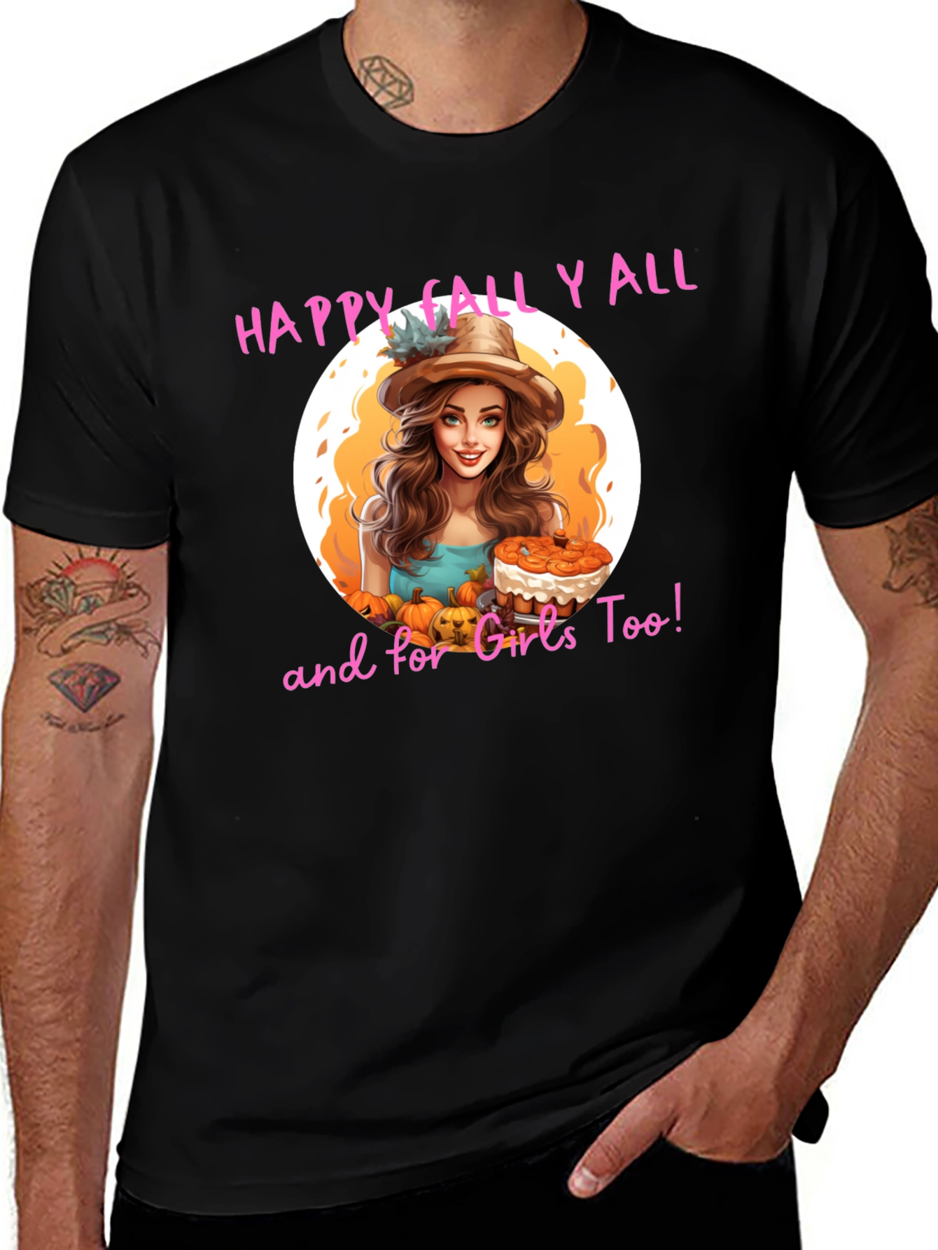 Happy Fall Yall Graphic T-Shirt