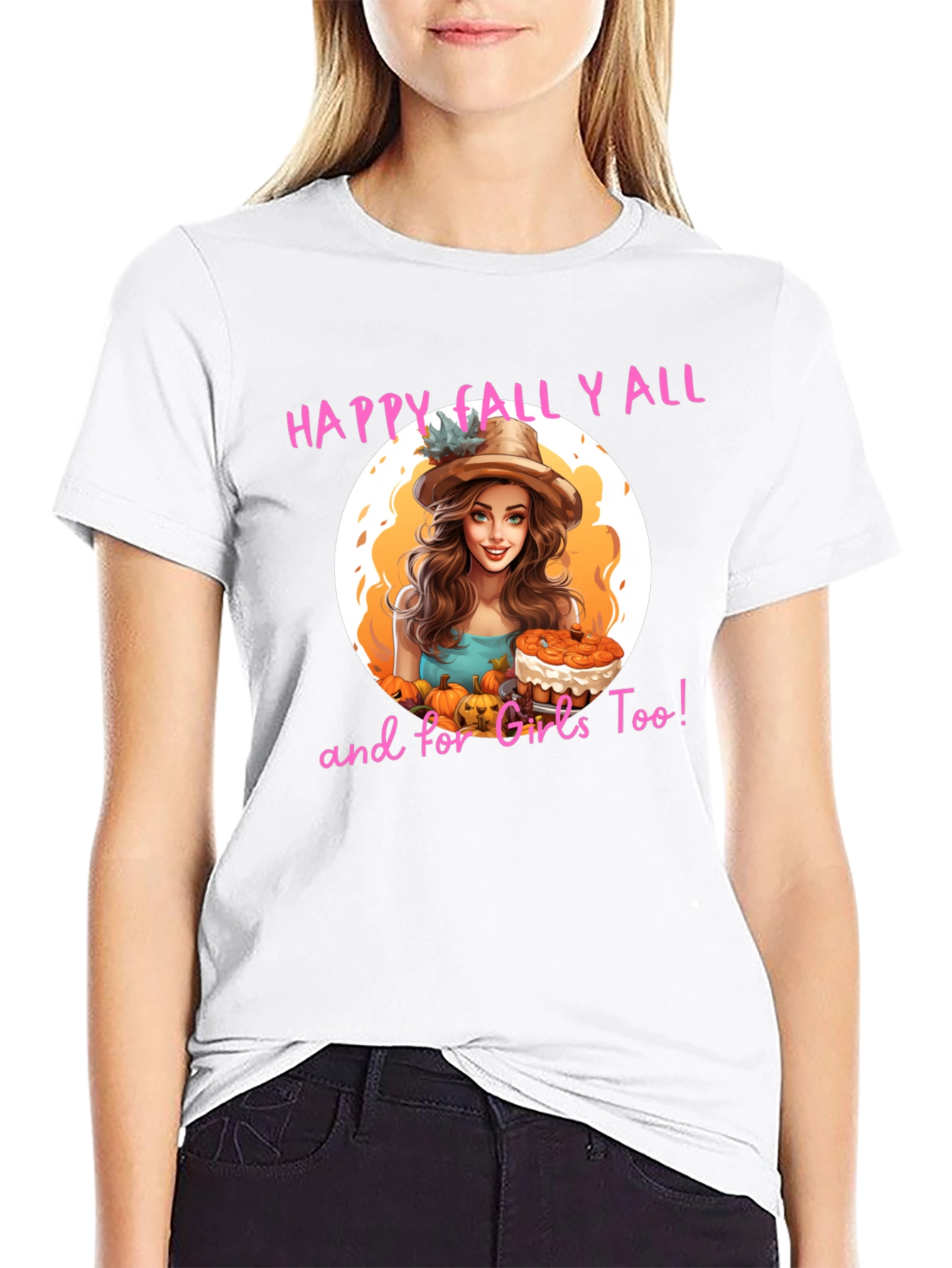 Happy Fall Yall Graphic T-Shirt