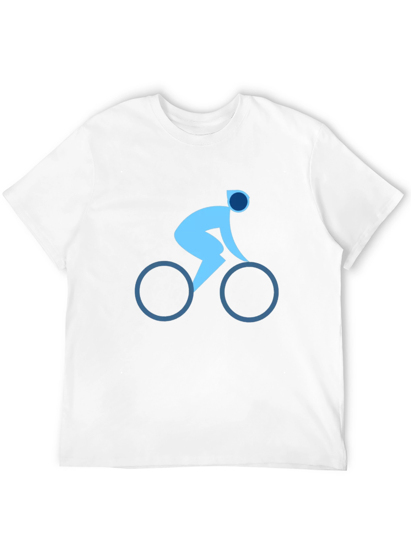 Cyclist Graphic Tee - Black Cotton T-Shirt
