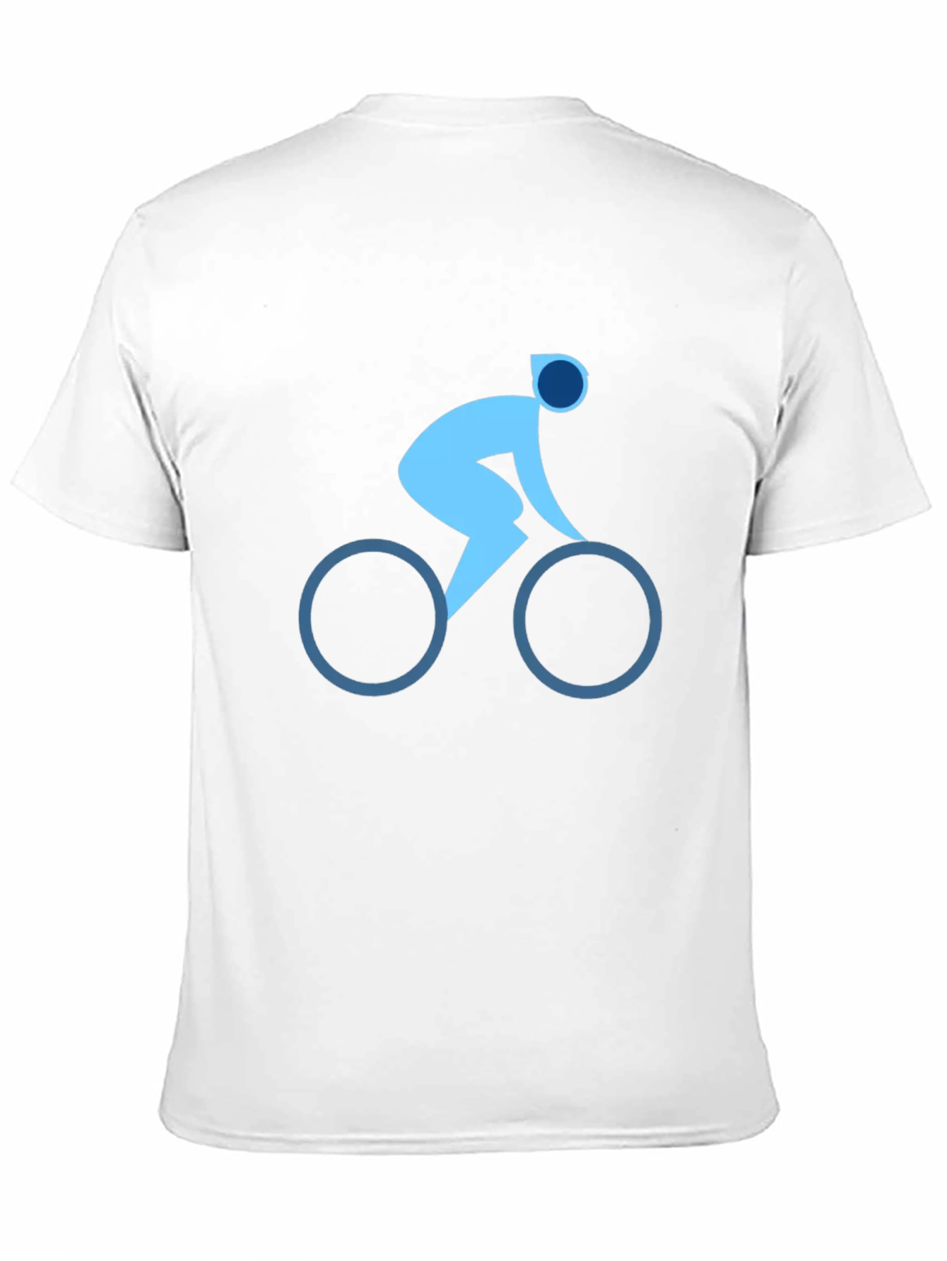 Cyclist Graphic Tee - Black Cotton T-Shirt