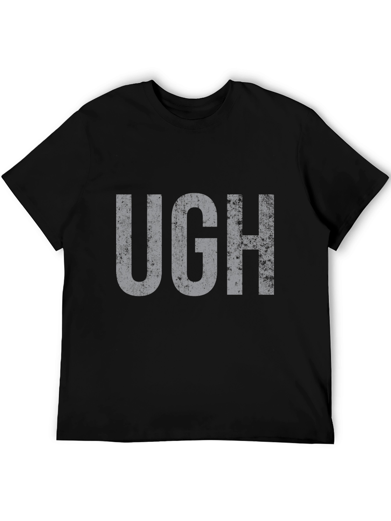 Ugh Graphic Tee - Distressed Print