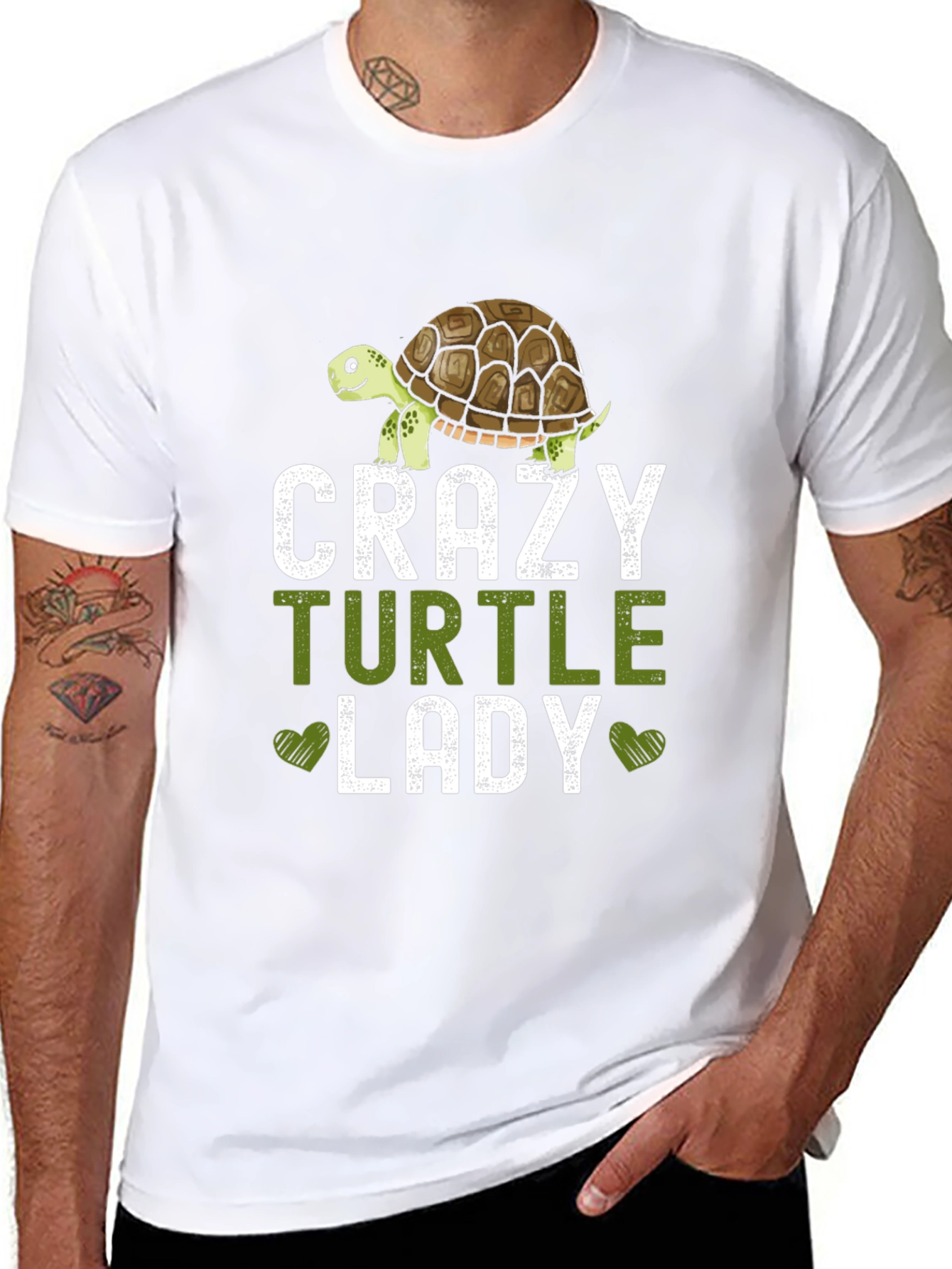 Crazy Turtle Lady T-Shirt Animal Lover Tee