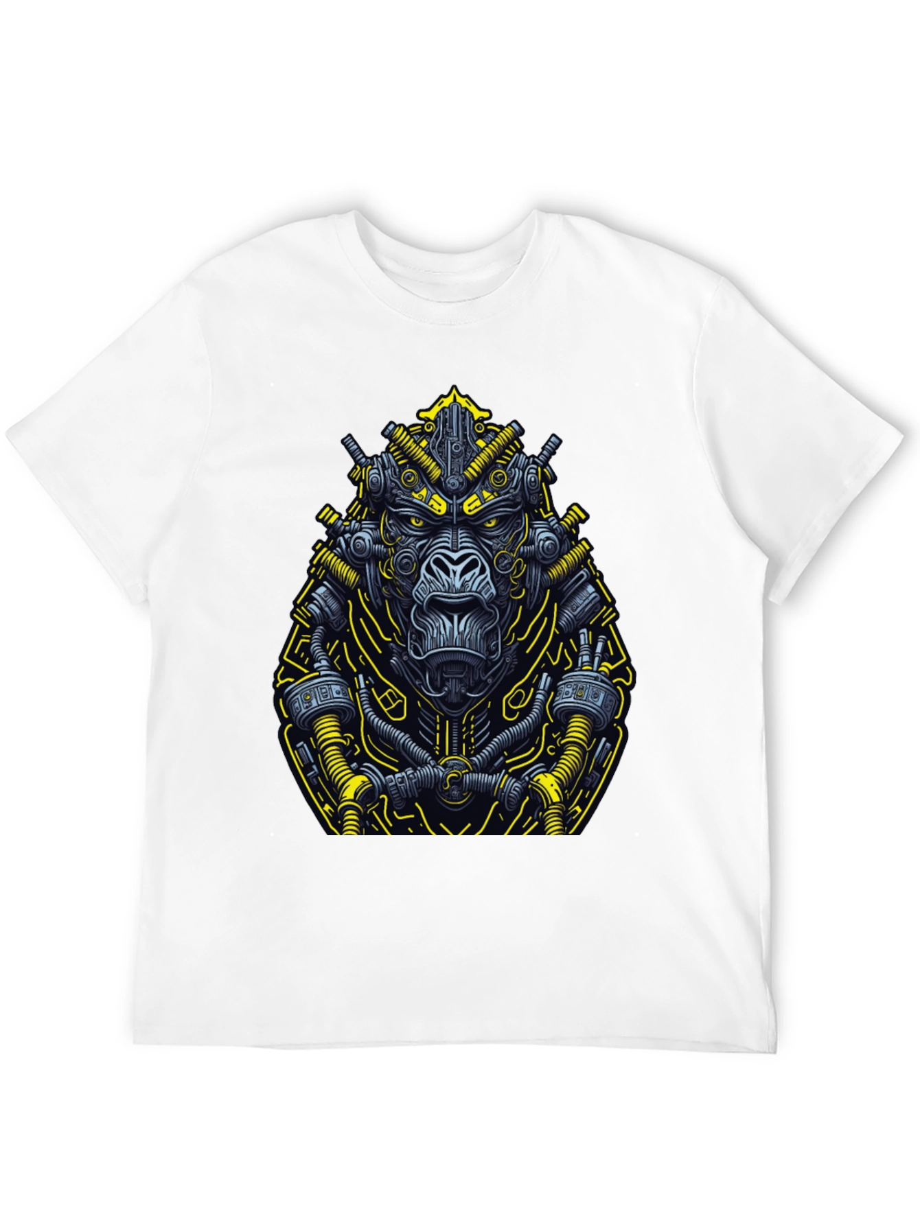 Cyber Gorilla Graphic Tee - Black