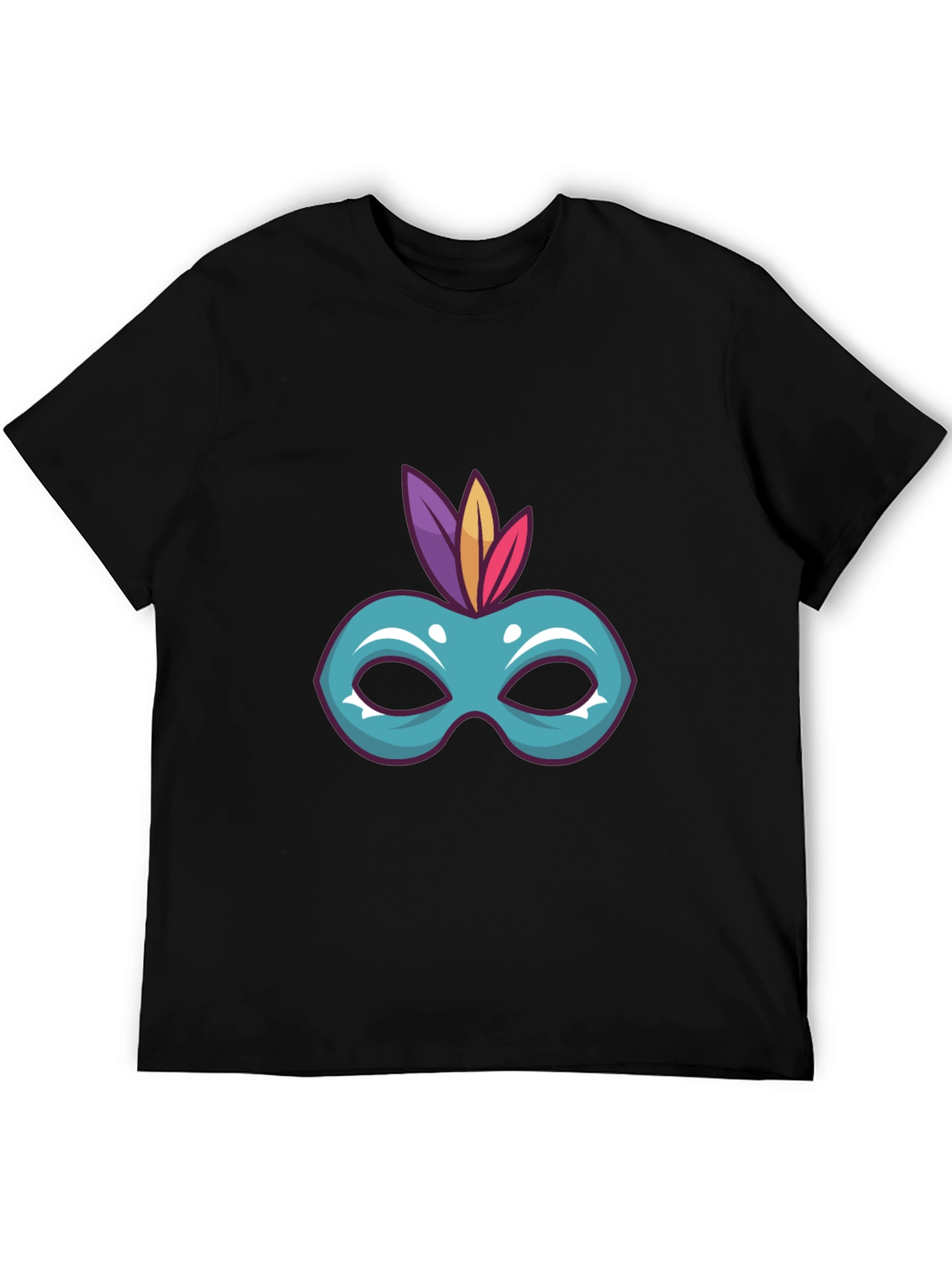 Carnival Mask Graphic T-Shirt