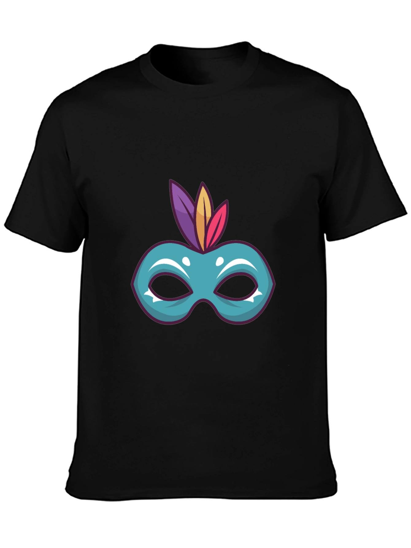 Carnival Mask Graphic T-Shirt