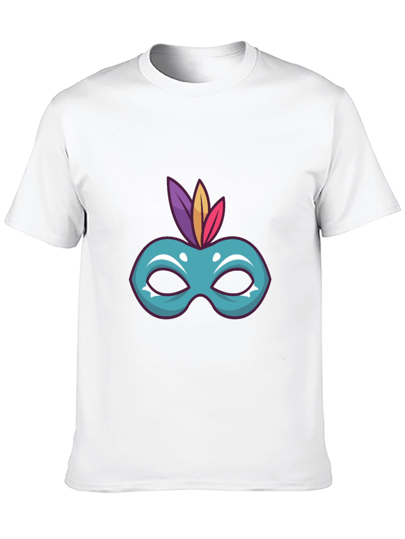 Carnival Mask Graphic T-Shirt