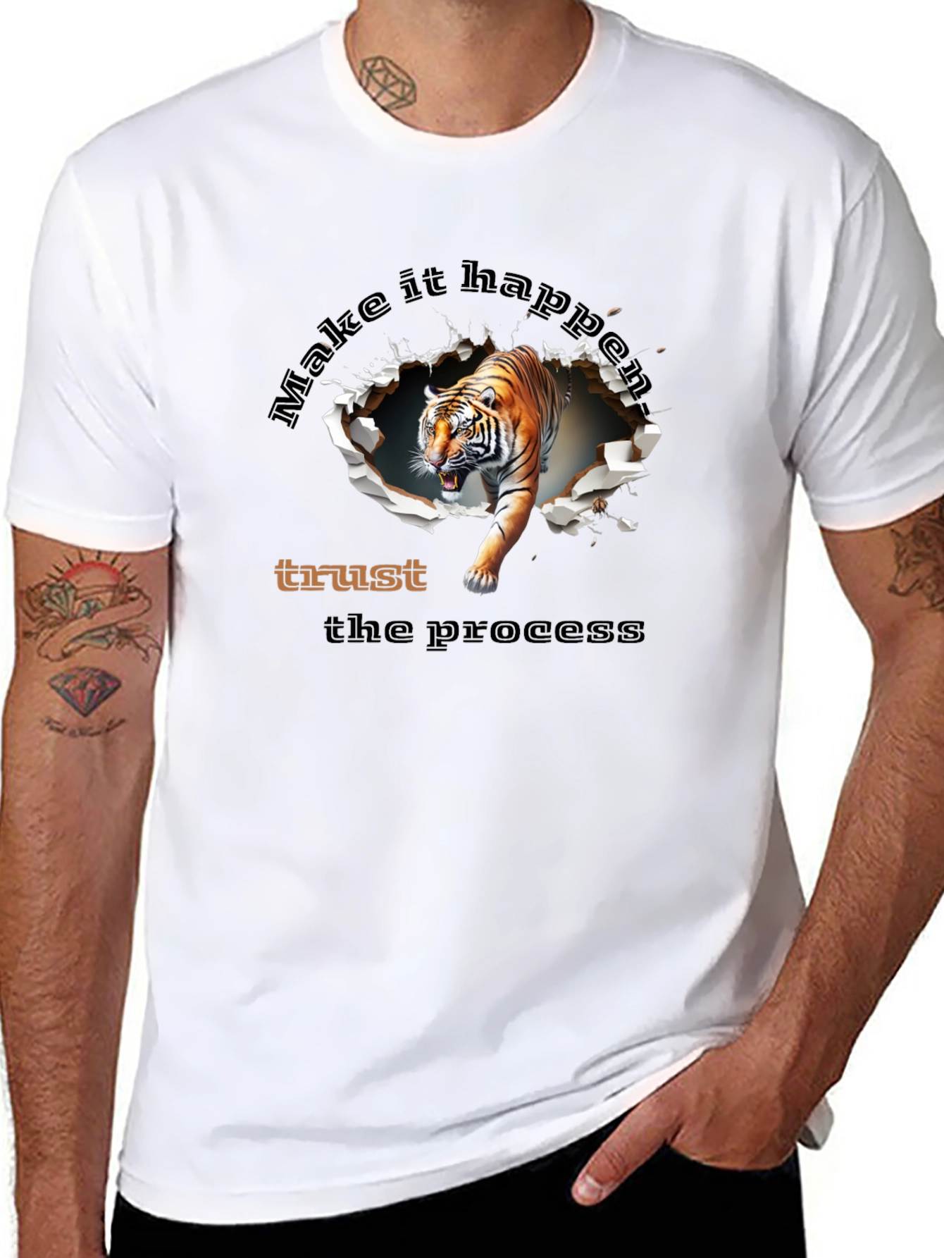 Make it Happen Graphic Tee - Trust the Process