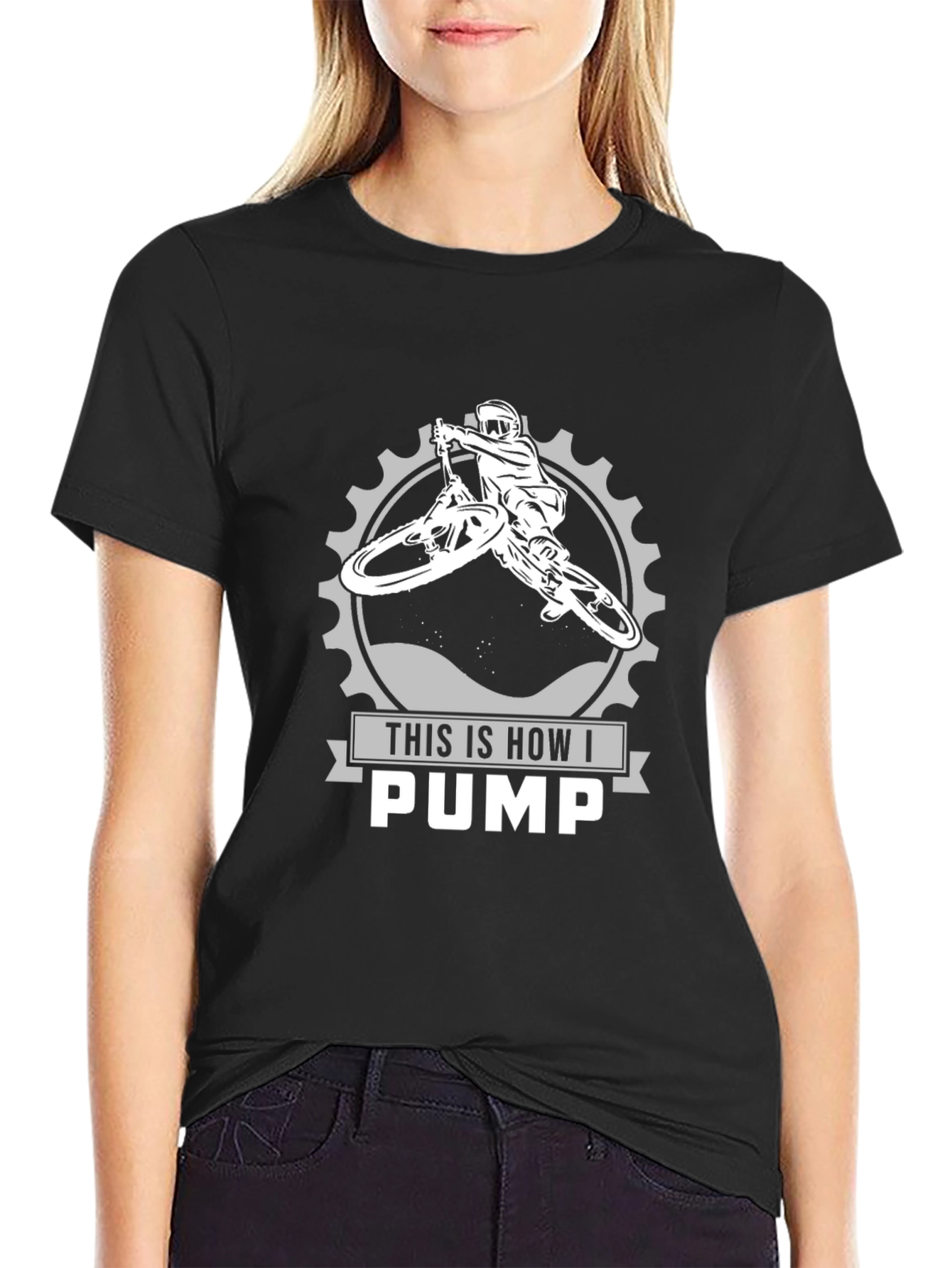 Mountain Bike Pump T-Shirt