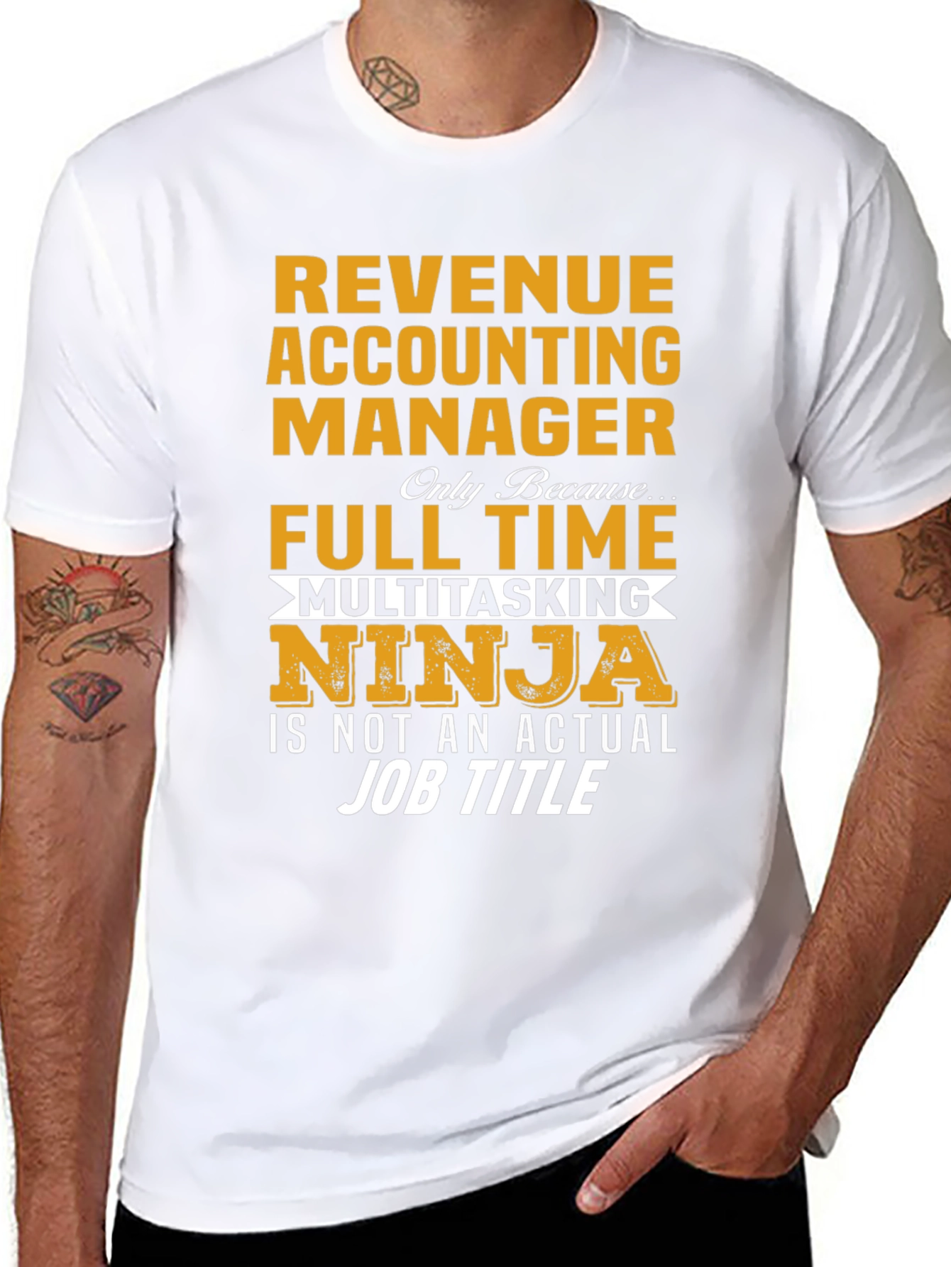 Revenue Accounting Manager Multitasking Ninja T-Shirt