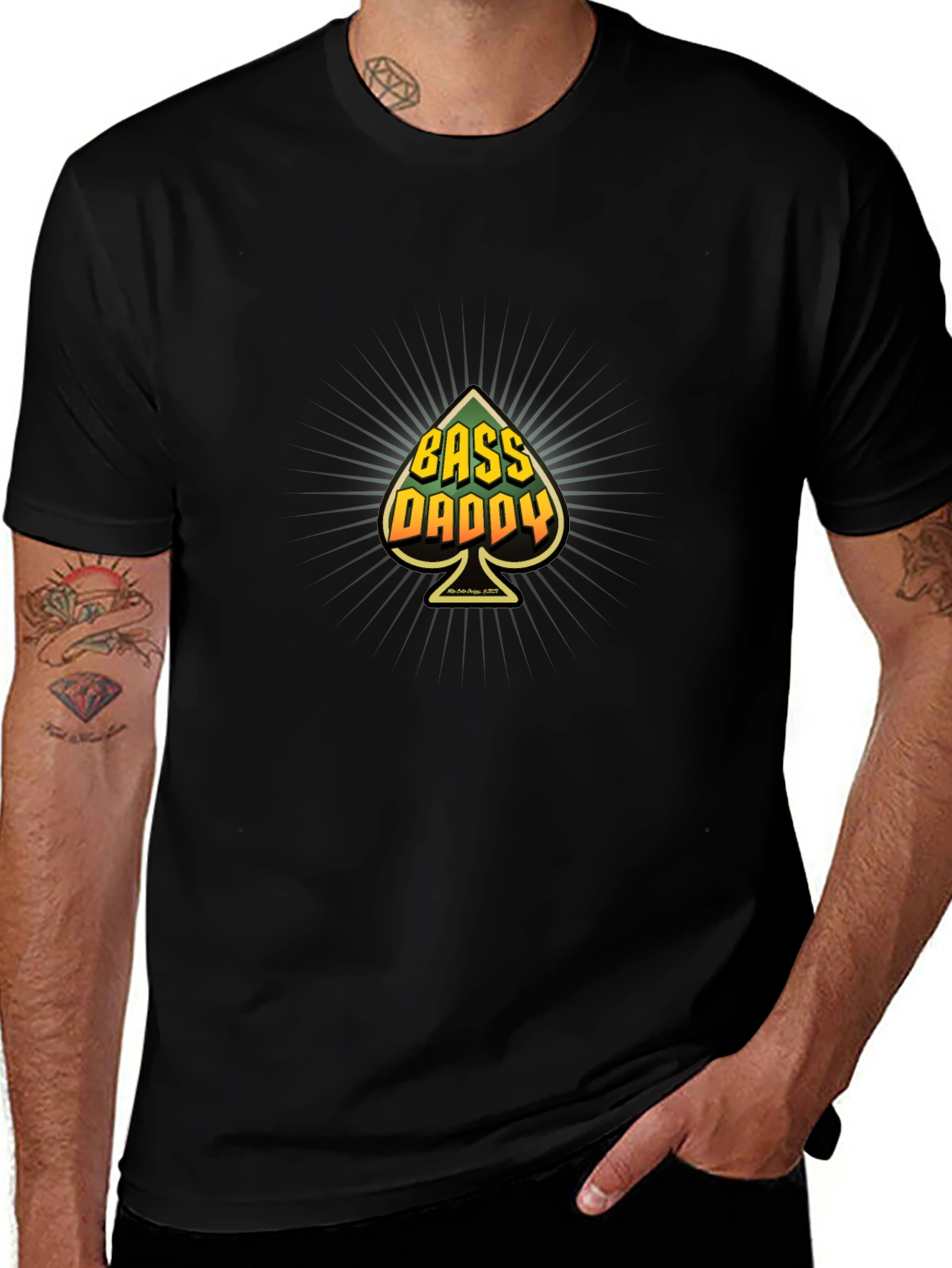 Bass Daddy Black T-Shirt