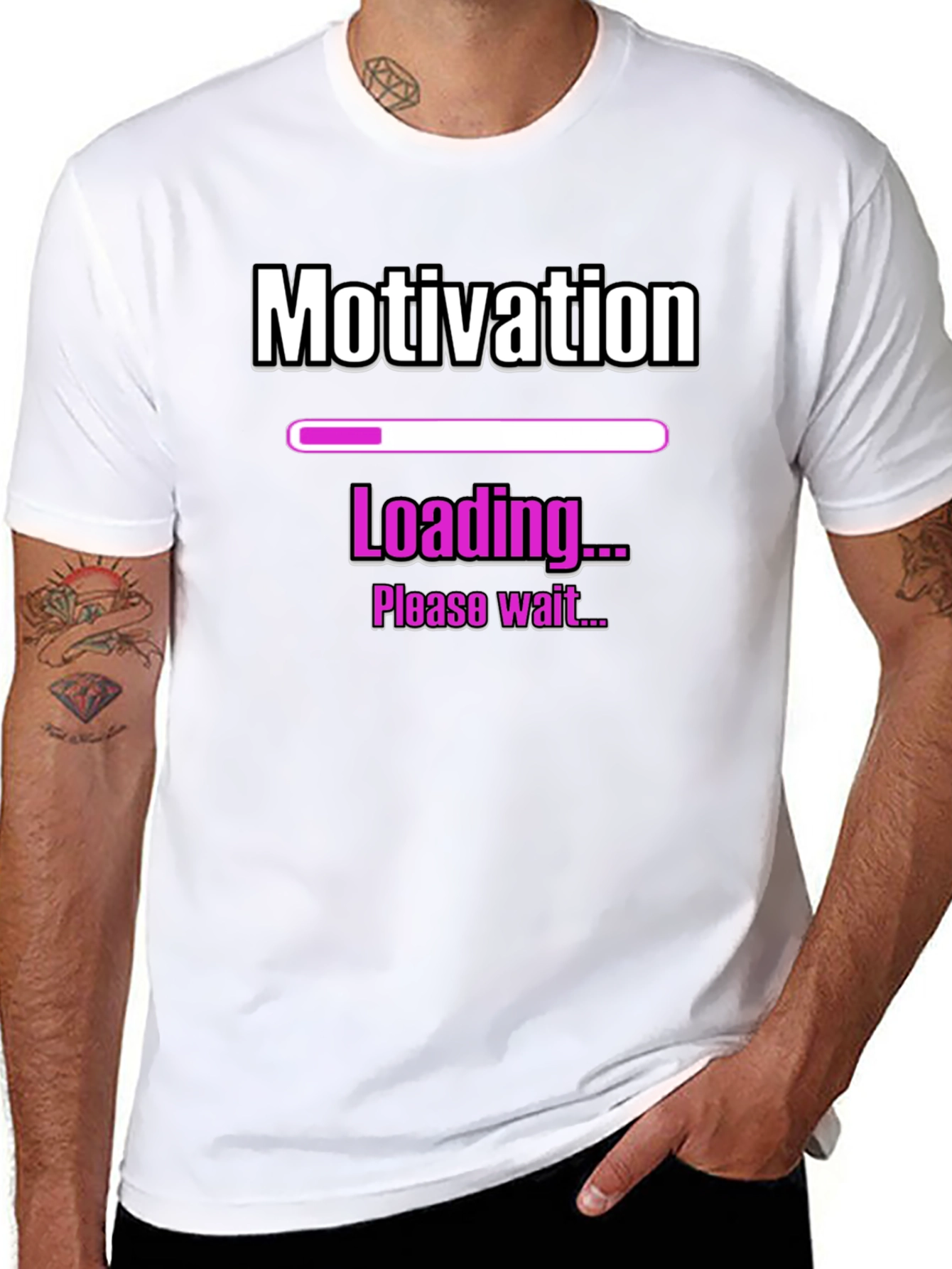 Motivation Loading T-Shirt - Please Wait...