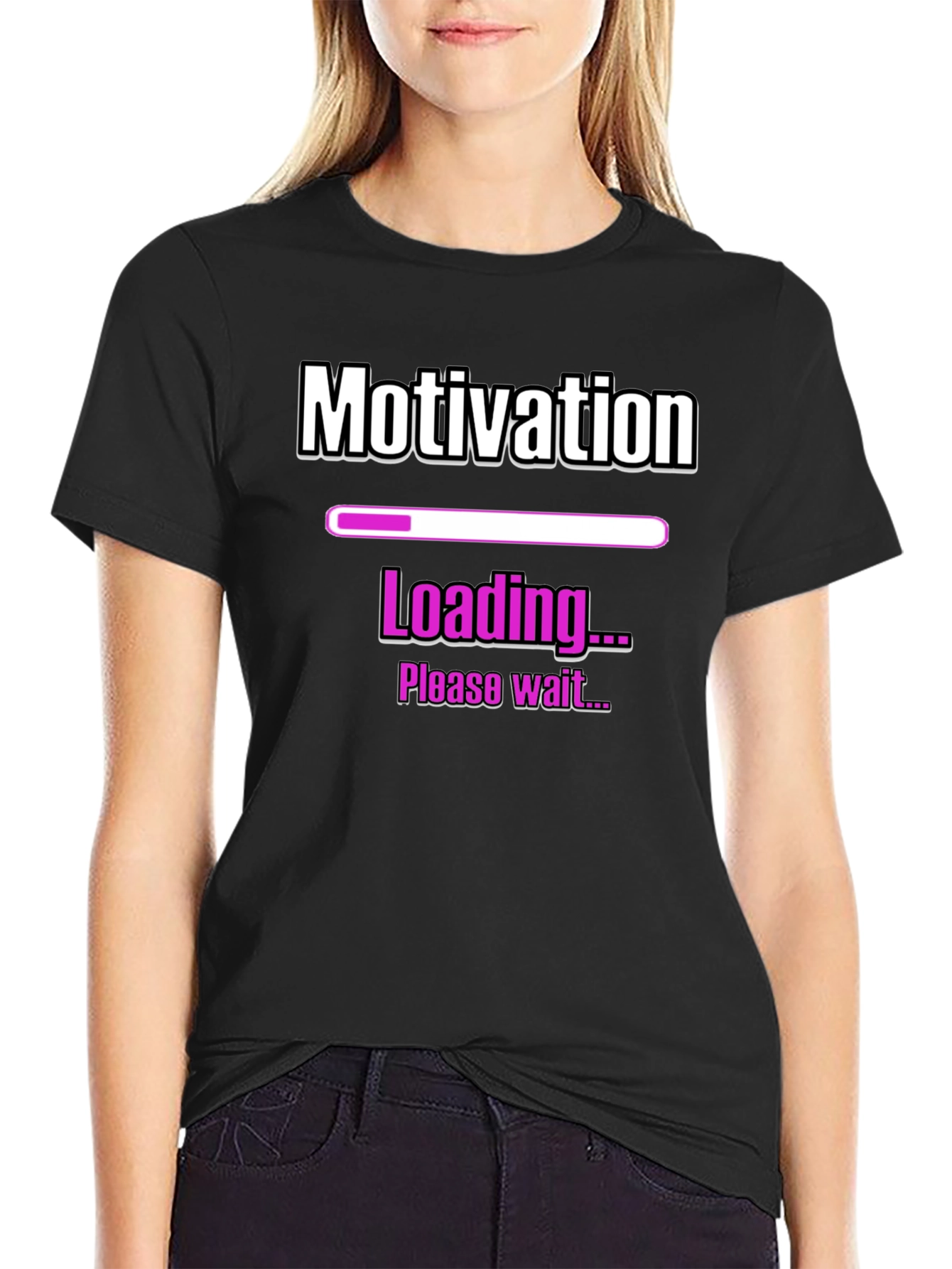Motivation Loading T-Shirt - Please Wait...