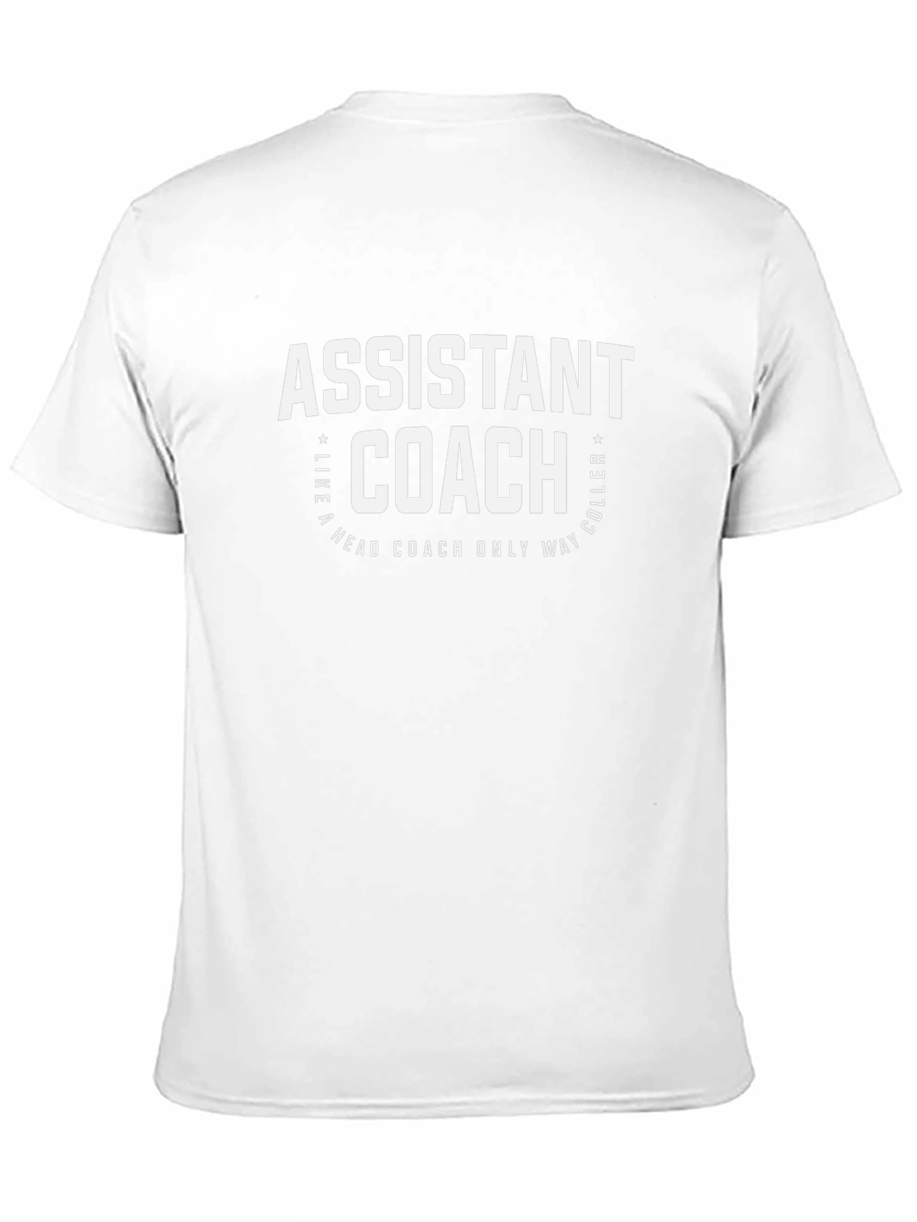 Assistant Coach Graphic Tee - Cool Coaching Gift