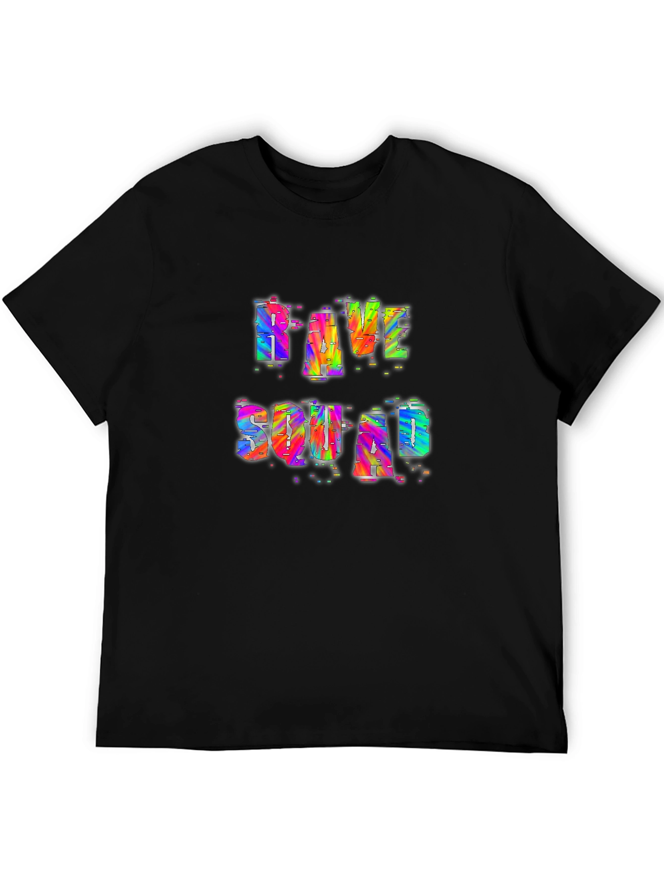 Rave Squad Graphic T-Shirt - Vibrant Party Tee