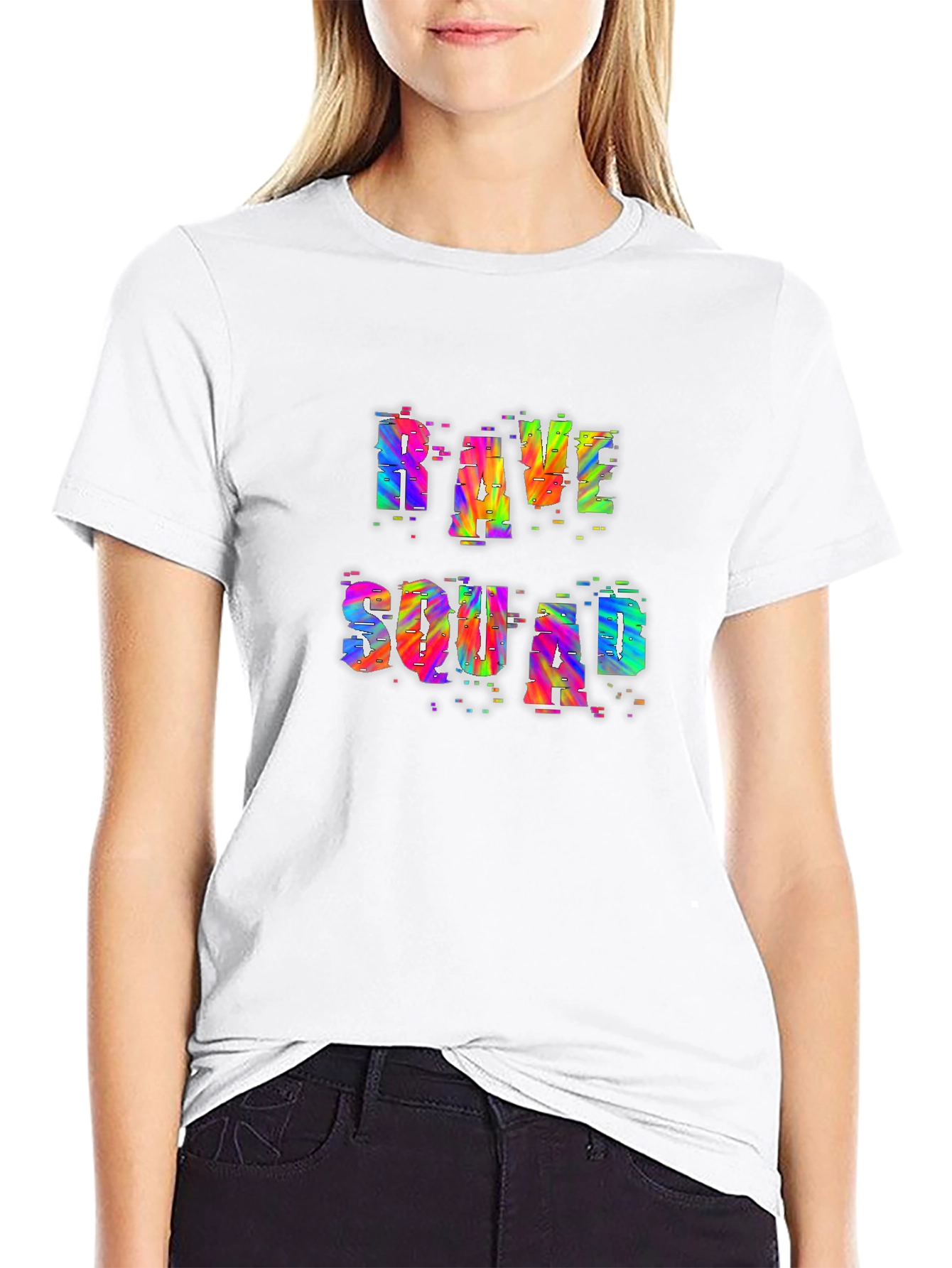 Rave Squad Graphic T-Shirt - Vibrant Party Tee