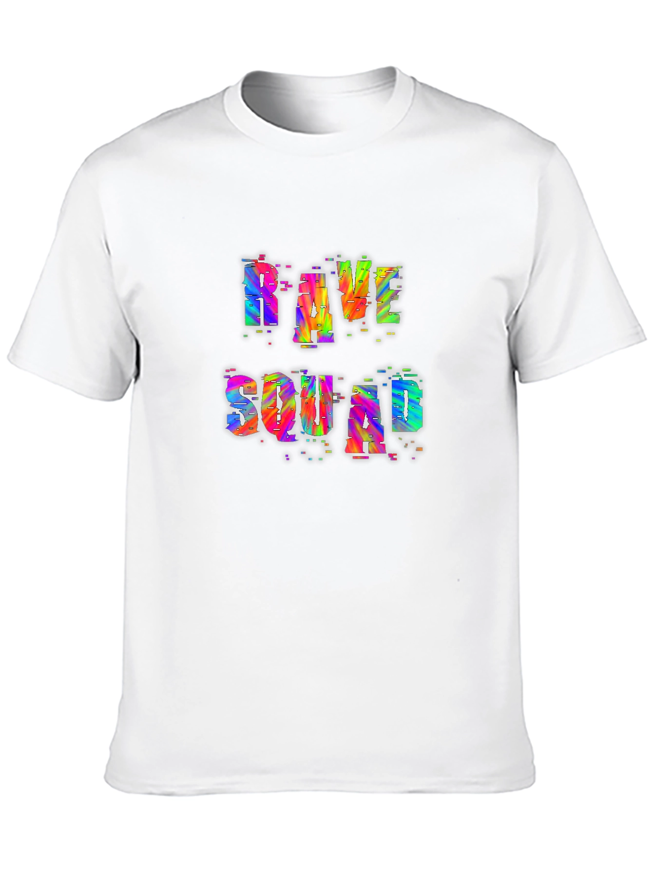 Rave Squad Graphic T-Shirt - Vibrant Party Tee