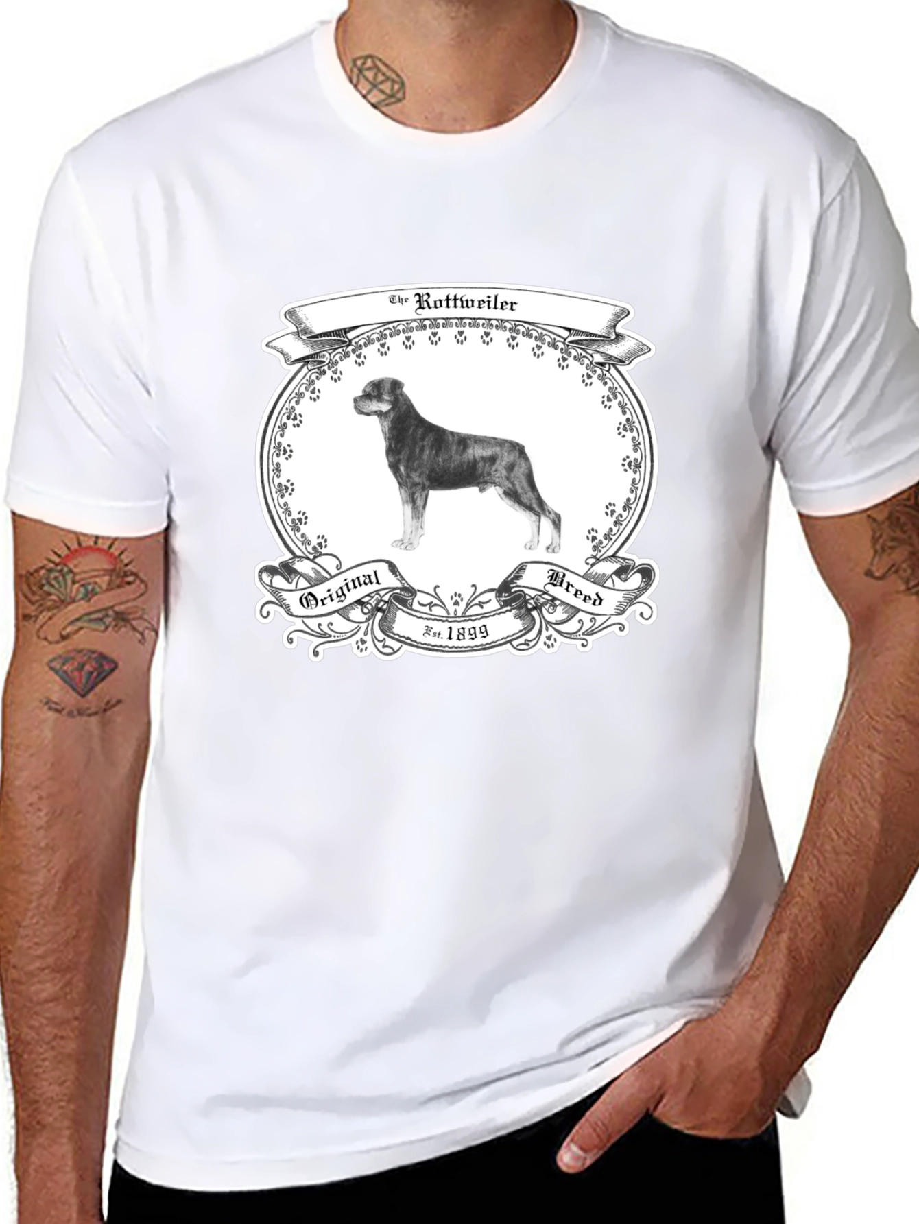 Rottweiler Breed T-Shirt - Original Design