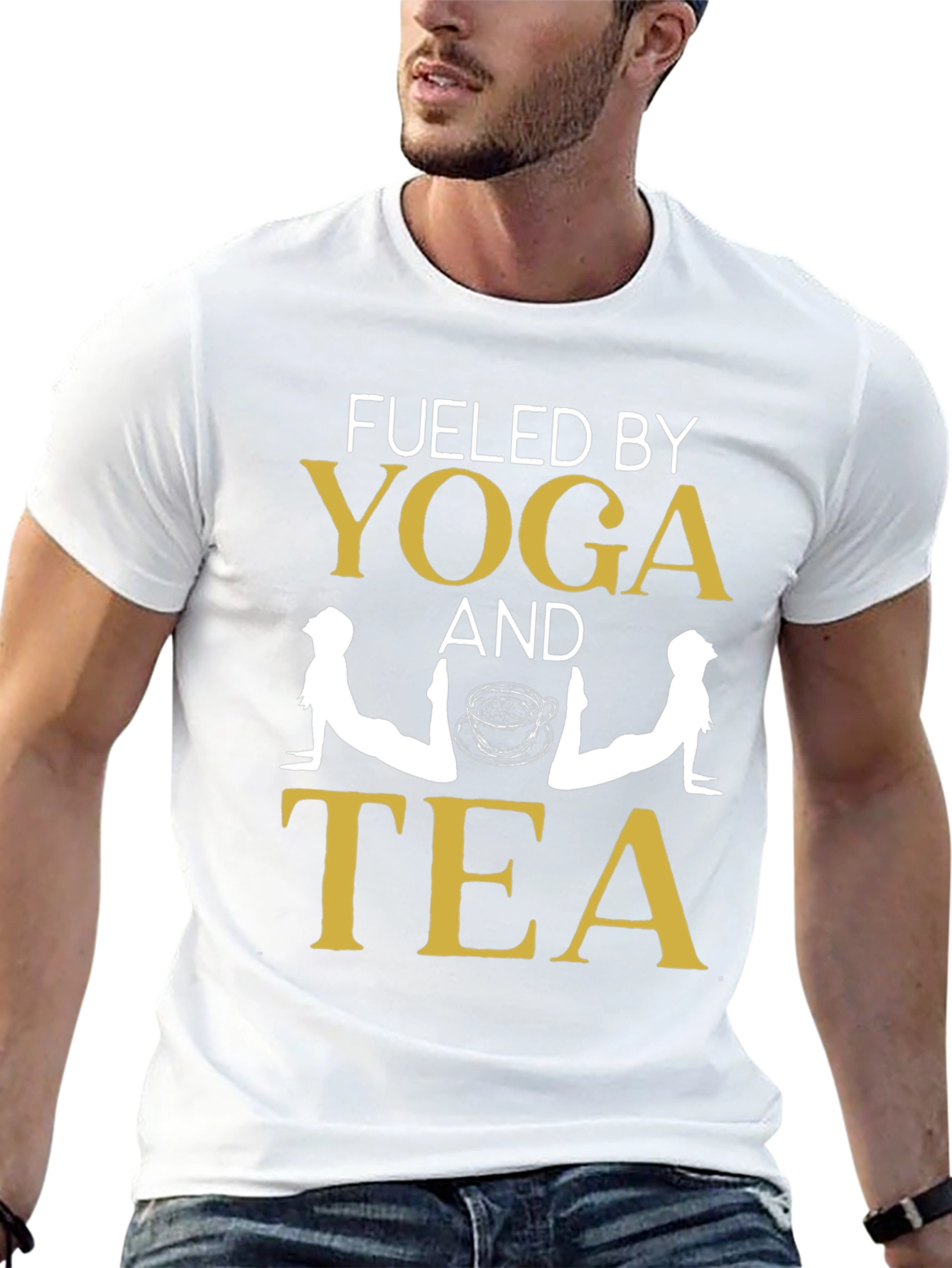 Fueled by Yoga and Tea Graphic Tee