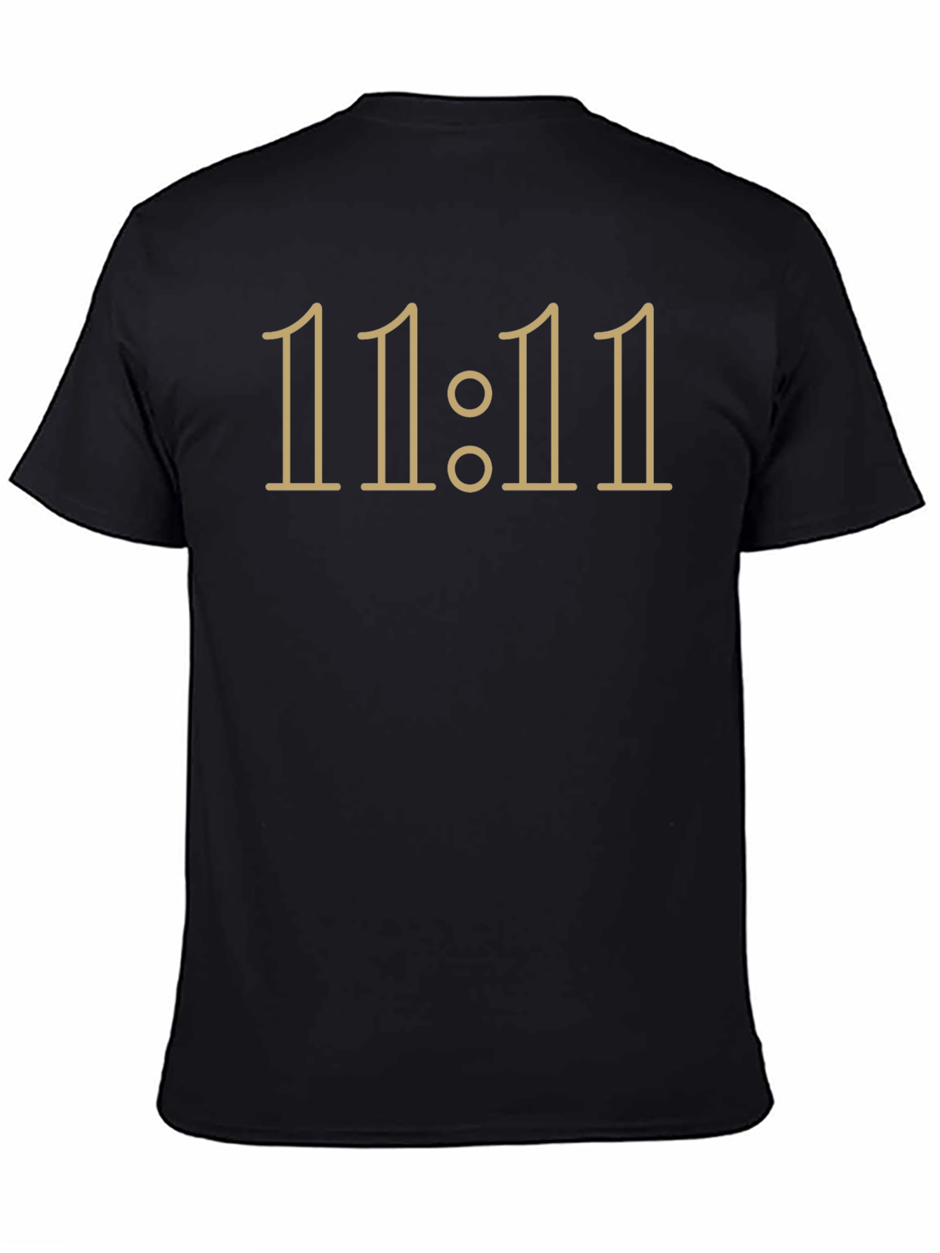 11:11 Graphic Tee - Black Casual T-Shirt