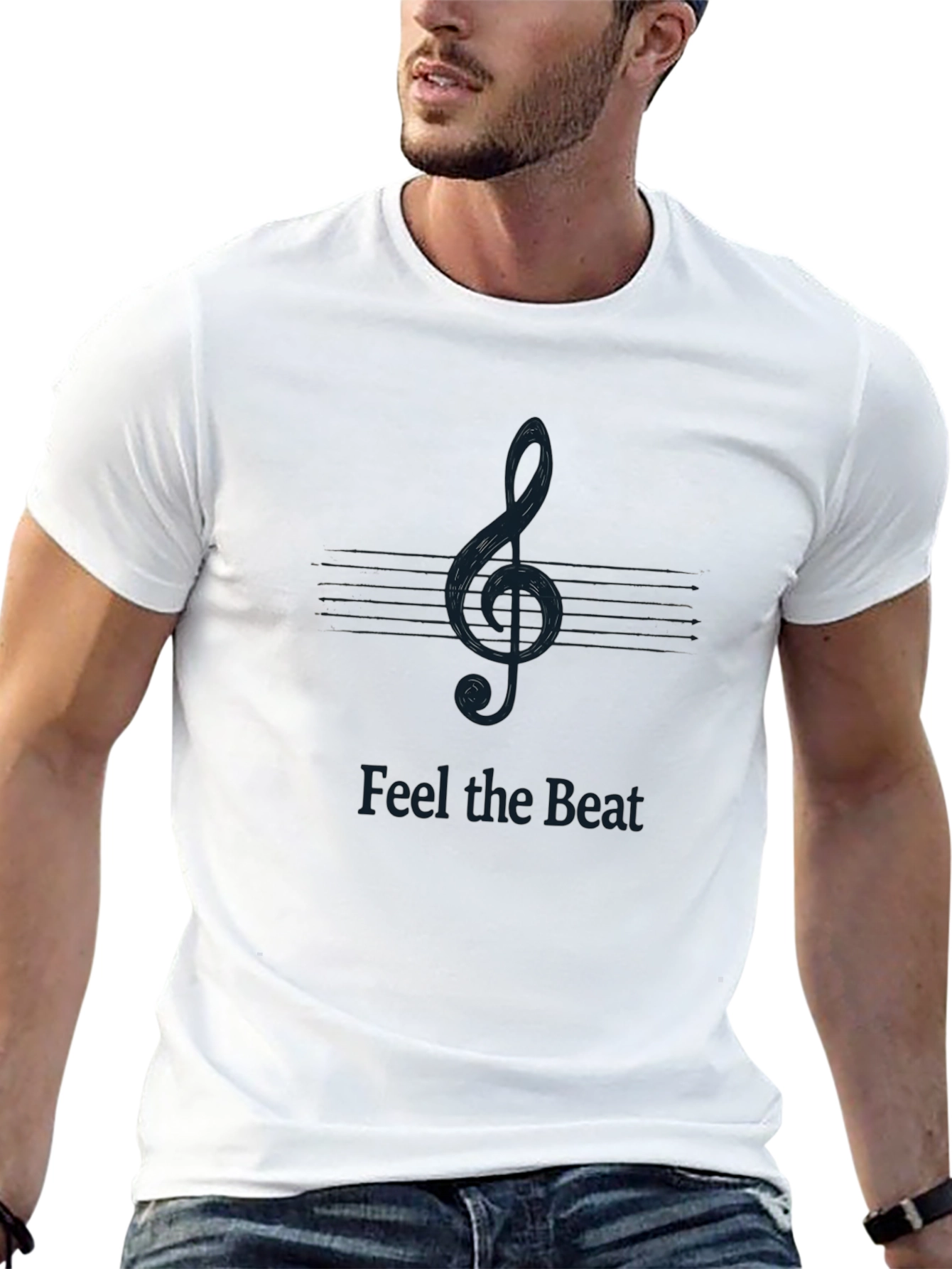 Feel the Beat Tee - Music Lovers T-Shirt