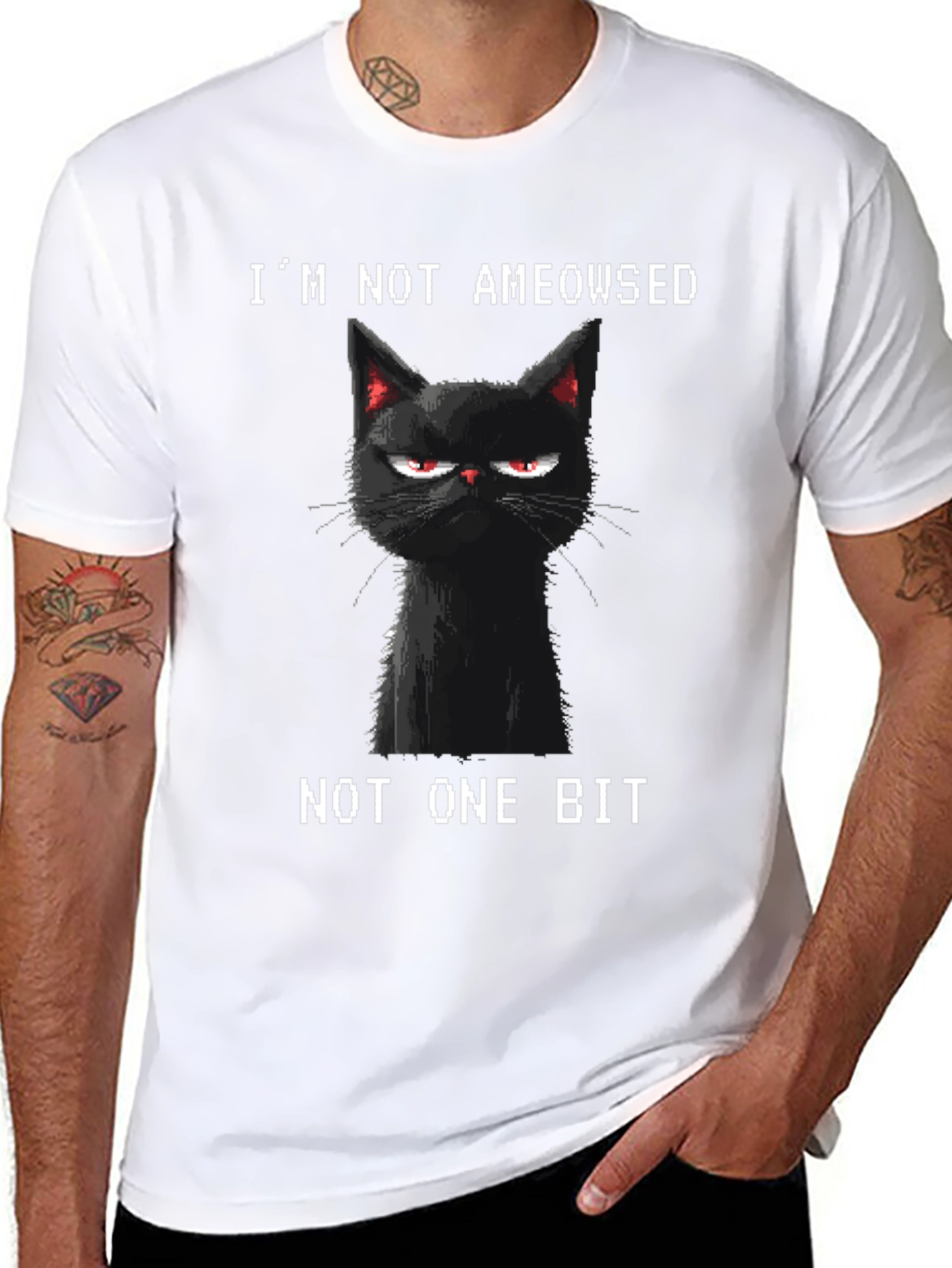 Grumpy Cat T-Shirt - Im Not Ameowsed