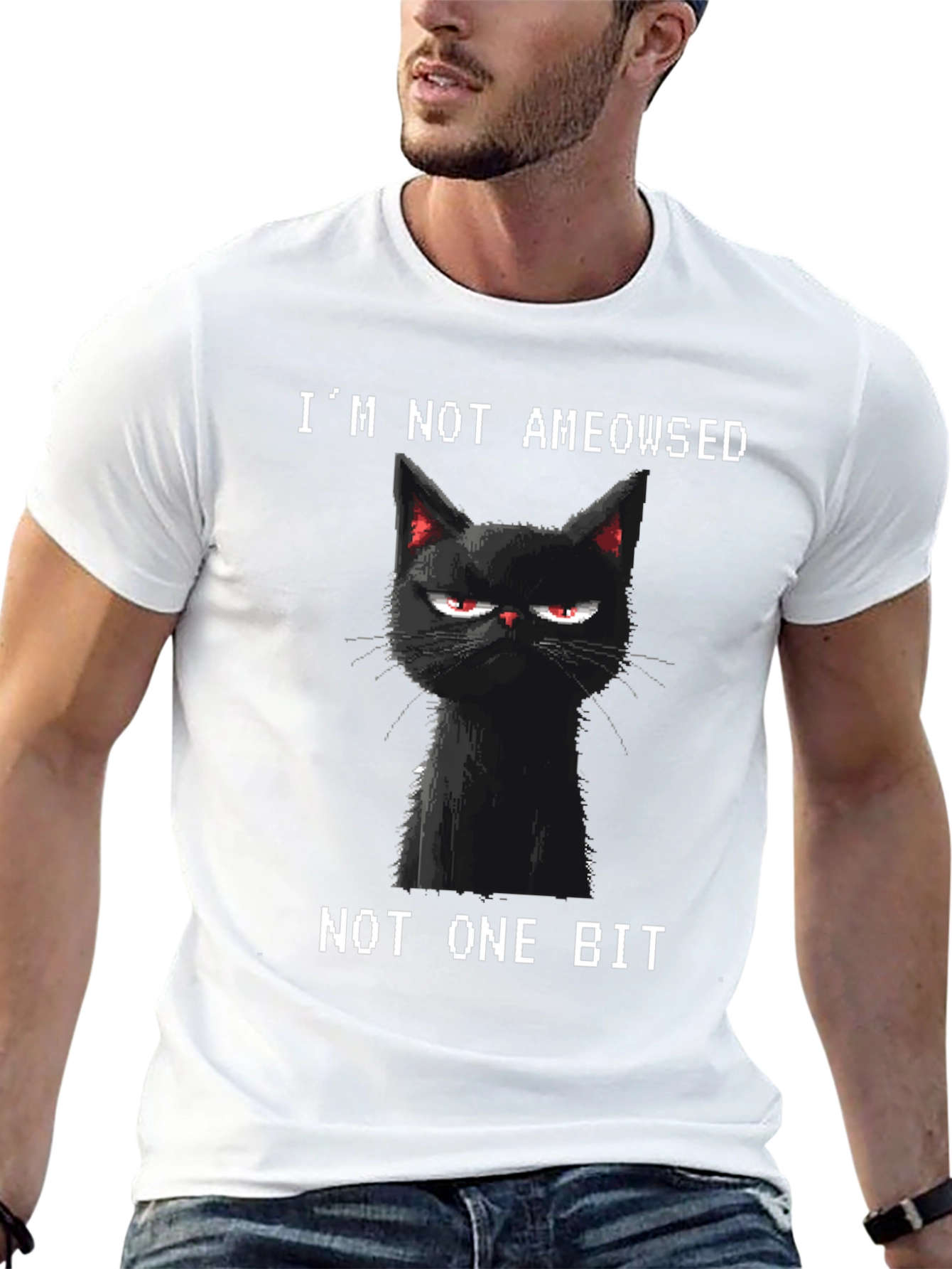 Grumpy Cat T-Shirt - Im Not Ameowsed