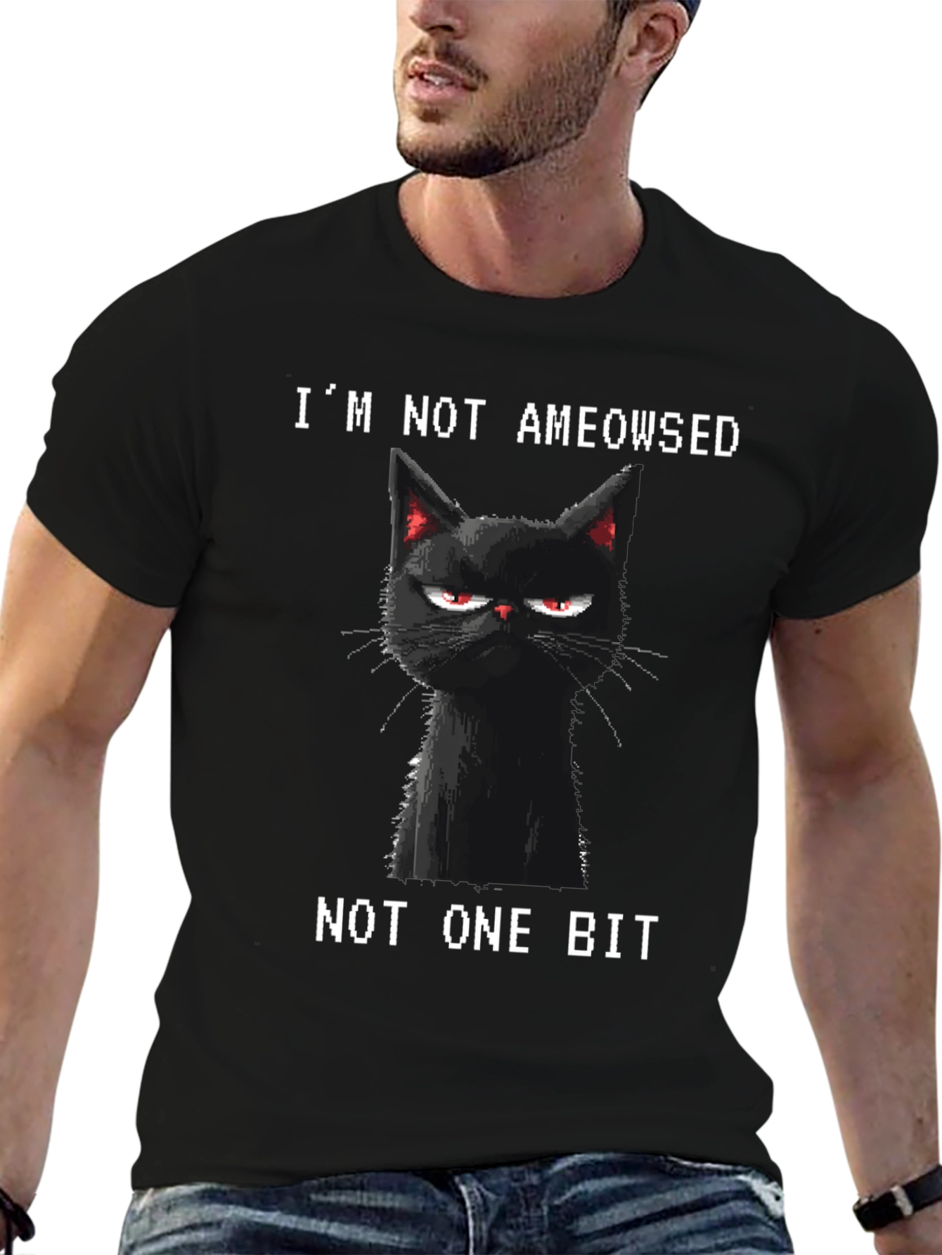 Grumpy Cat T-Shirt - Im Not Ameowsed
