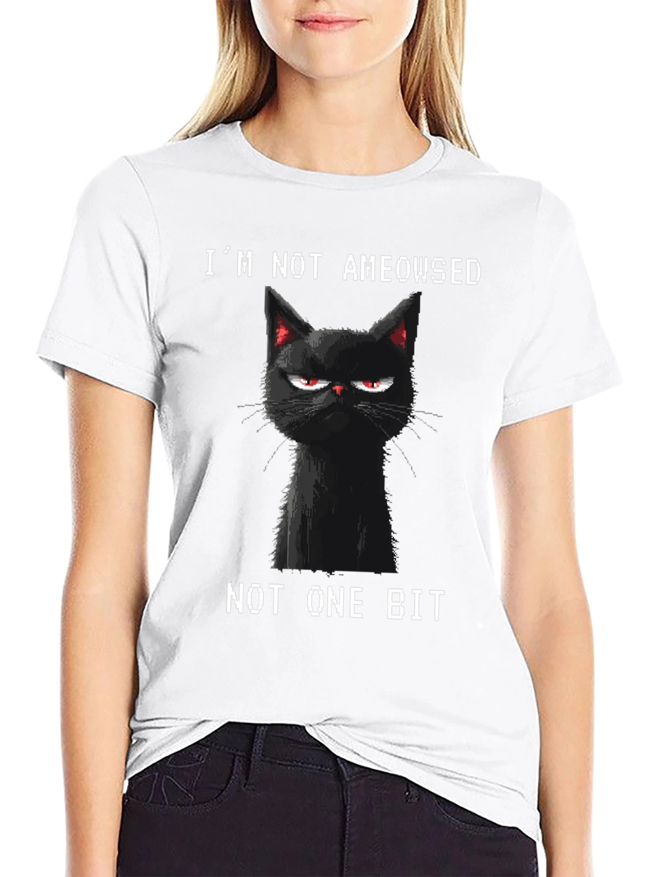Grumpy Cat T-Shirt - Im Not Ameowsed