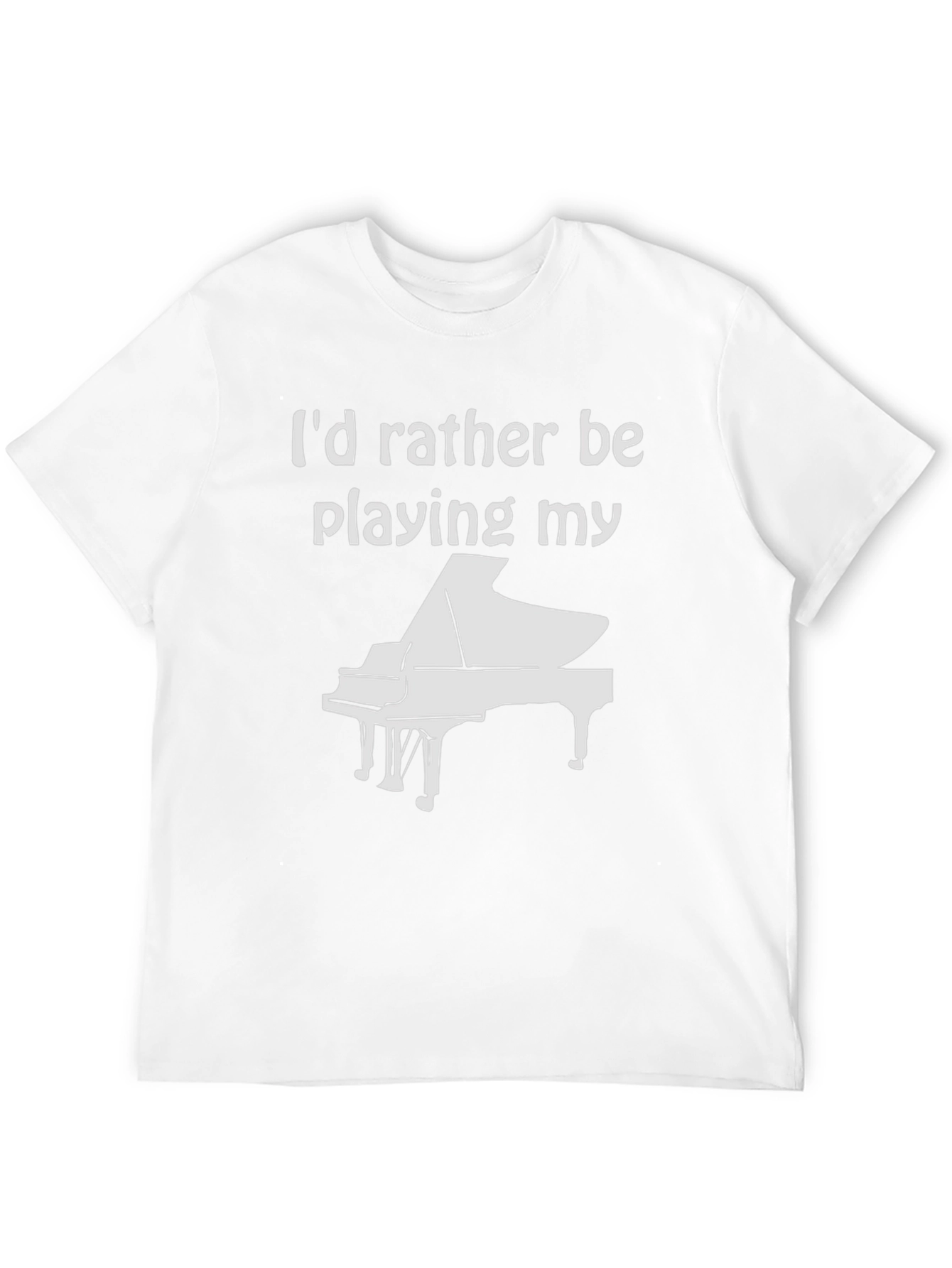 Piano Player T-Shirt - Id Rather Be Playing