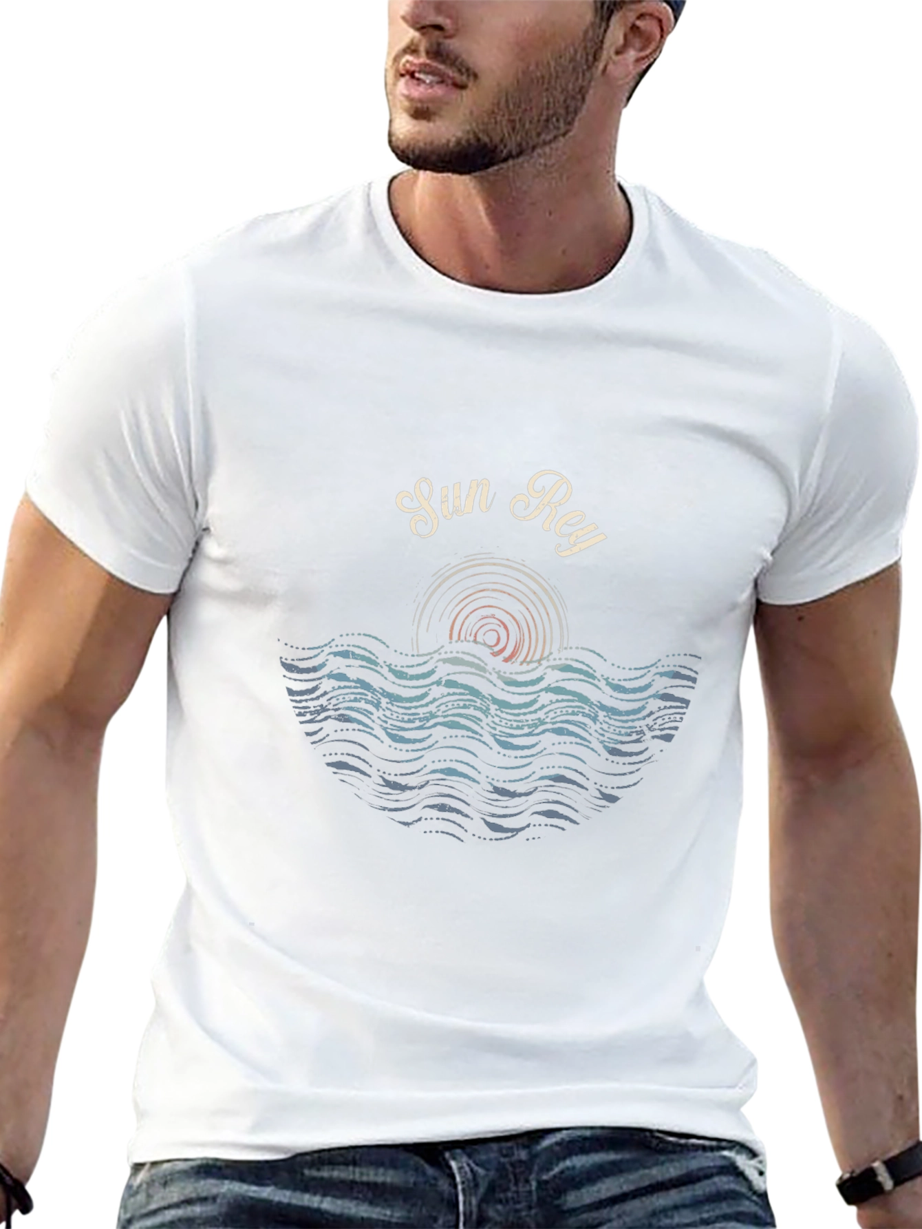 Sun Ray Graphic Tee - Coastal Vibe